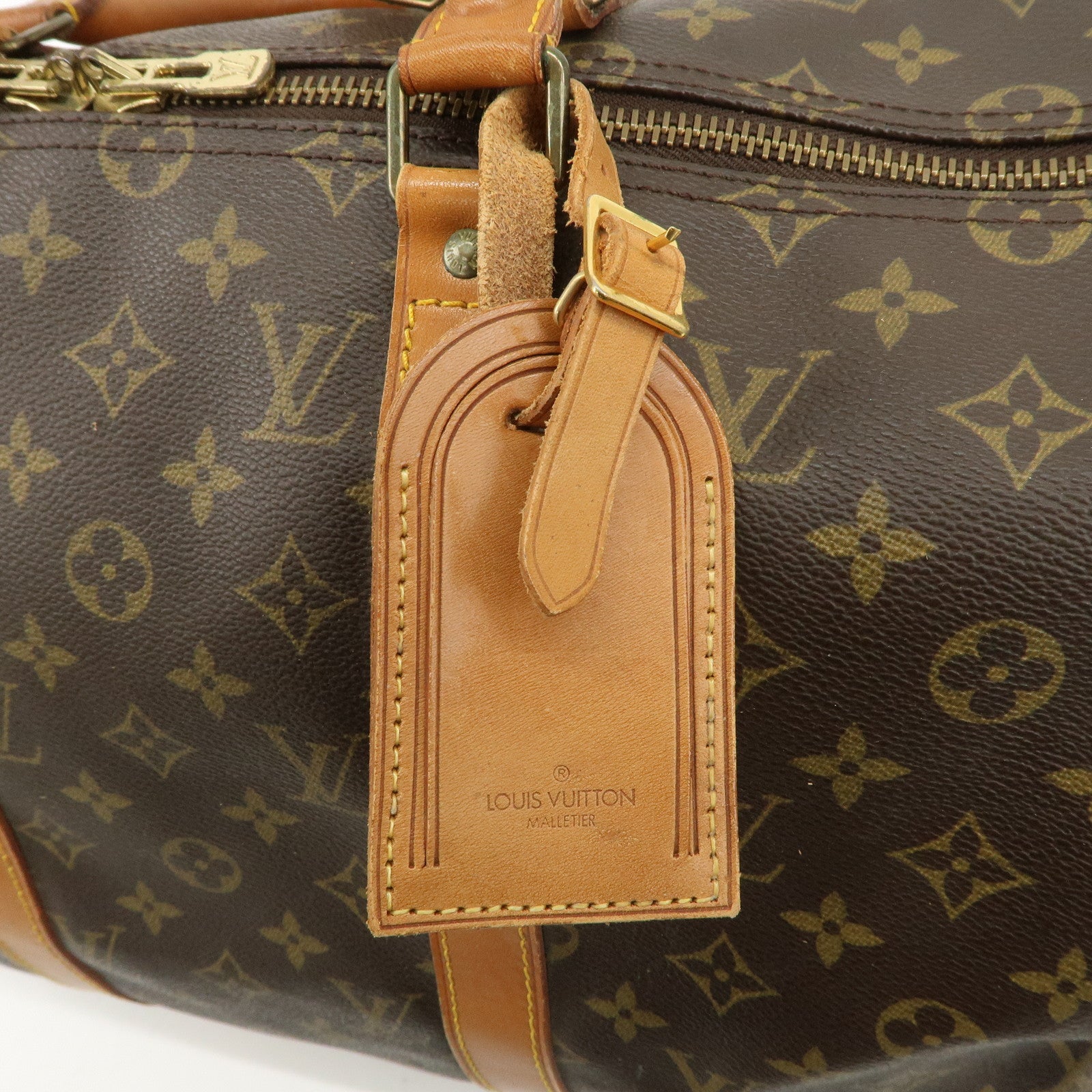 Louis Vuitton Monogram Keep All 50 Bandouliere Boston Bag M41416