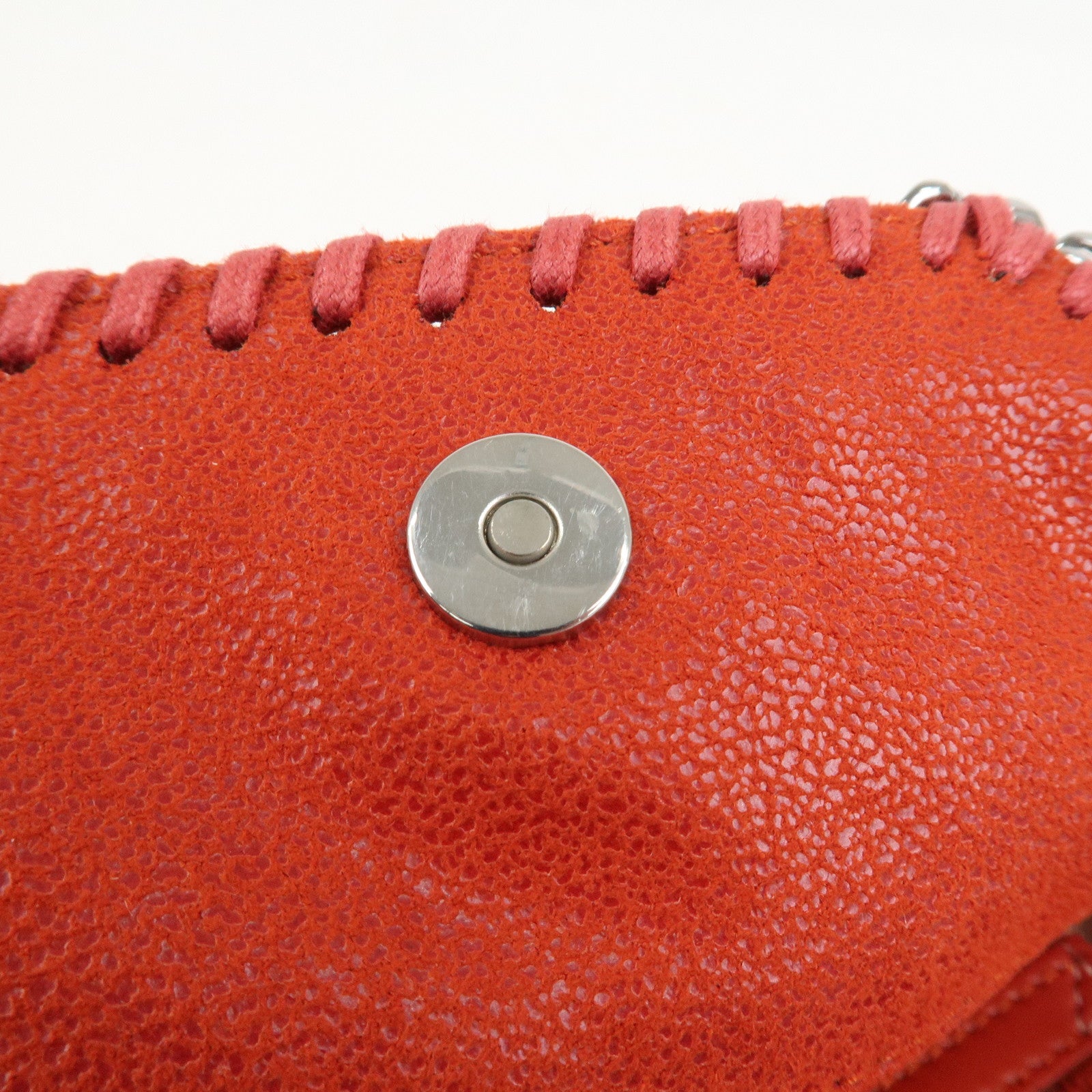 STELLA MCCARTNEY Falabella 2Way Bag Hand Bag Shoulder Bag Red