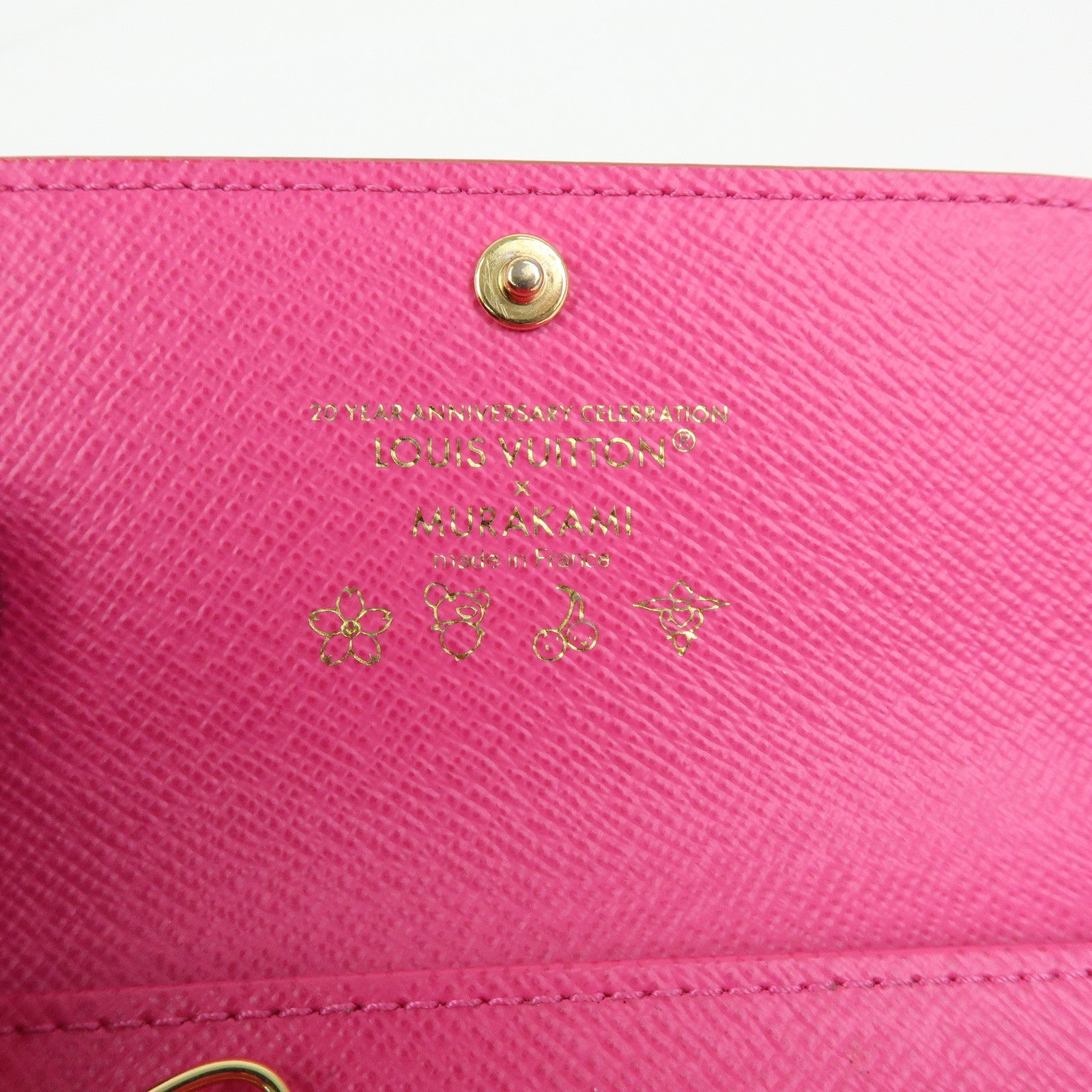 Louis Vuitton Monogram Multicles 6 Multicolor Key Case Blanc M14092