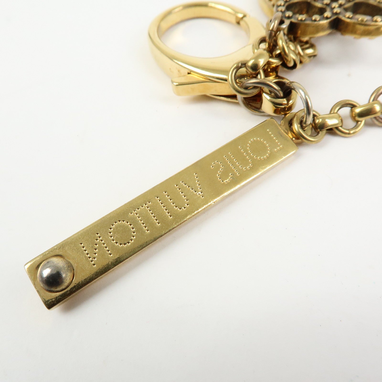 Louis Vuitton Bijoux Sac Tapage Metal Bag Charm Gold Silver M65090