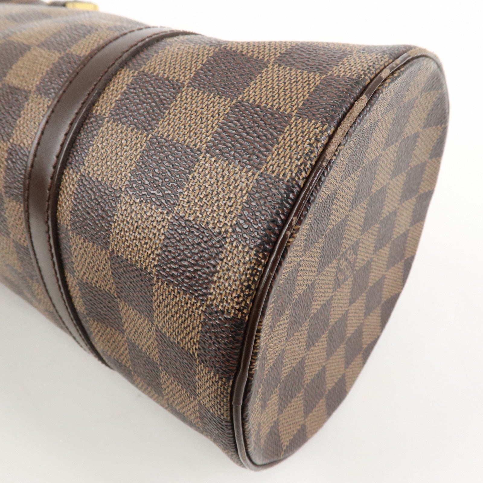 Louis Vuitton Damier Ebene Papillon 30 Hand Bag Brown N51303