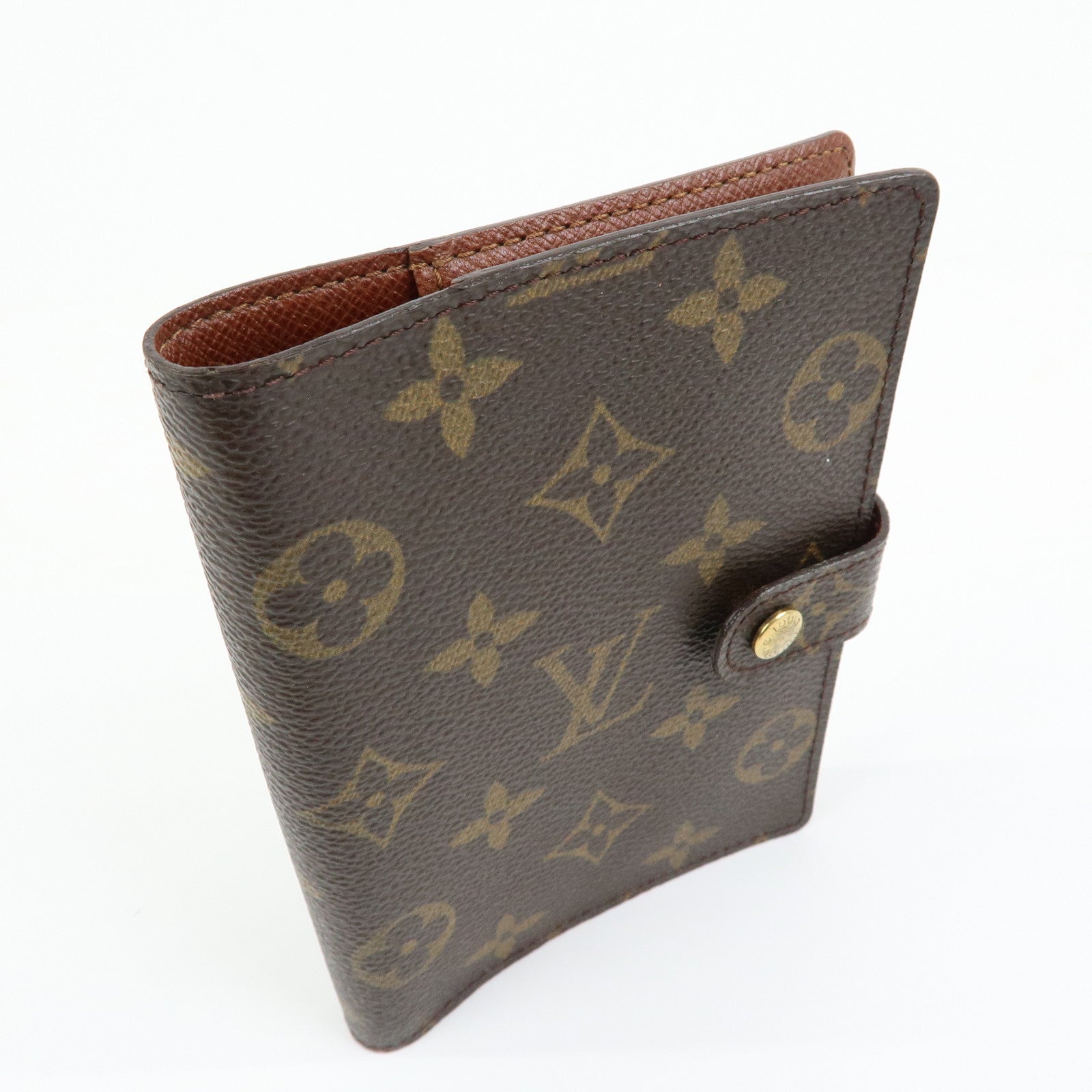 Louis Vuitton Monogram Agenda PM Planner Cover Brown R20005