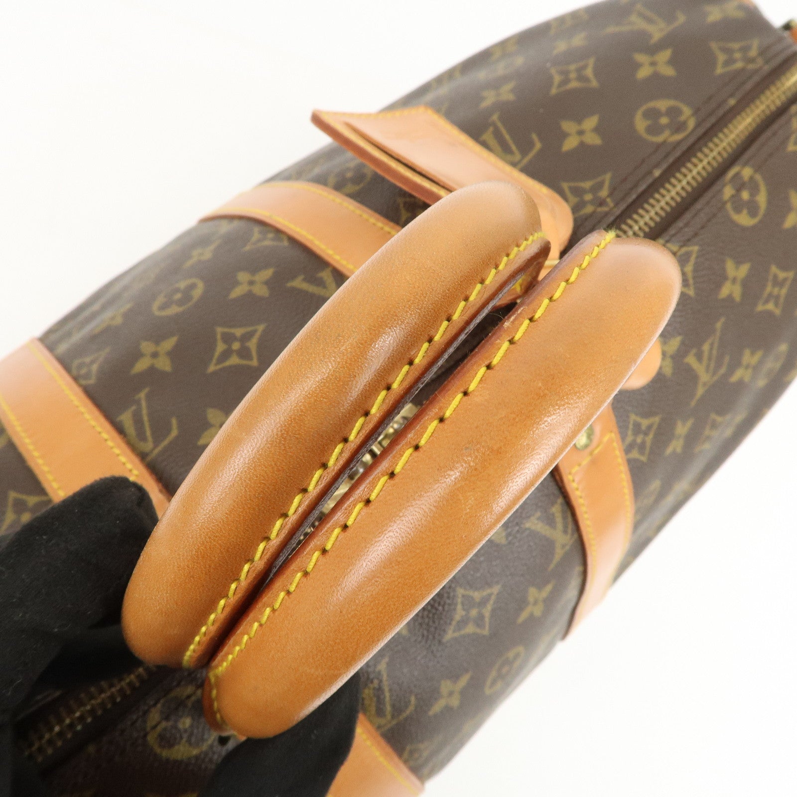 Louis Vuitton Monogram Keep All Bandouliere 45 Boston Bag M41418