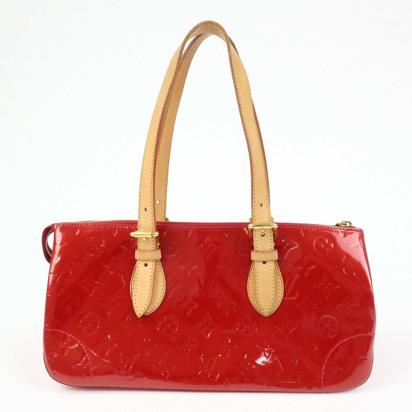 Louis Vuitton Vernis Rosewood Avenue Hand Bag Pomme d'Amour M93507