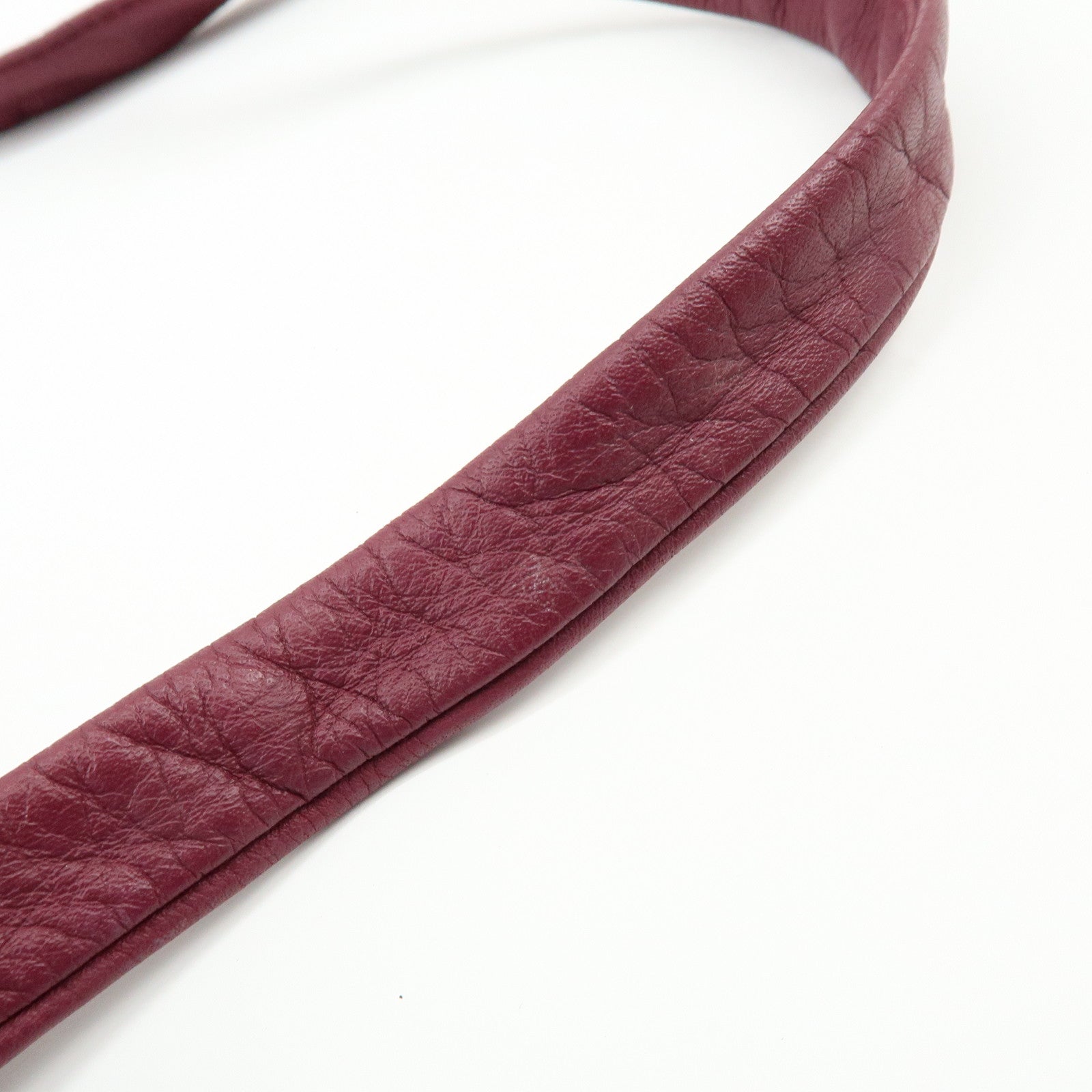 Chloe See By Chloe Leather Shoulder Bag Crossbody Bag Bordeaux