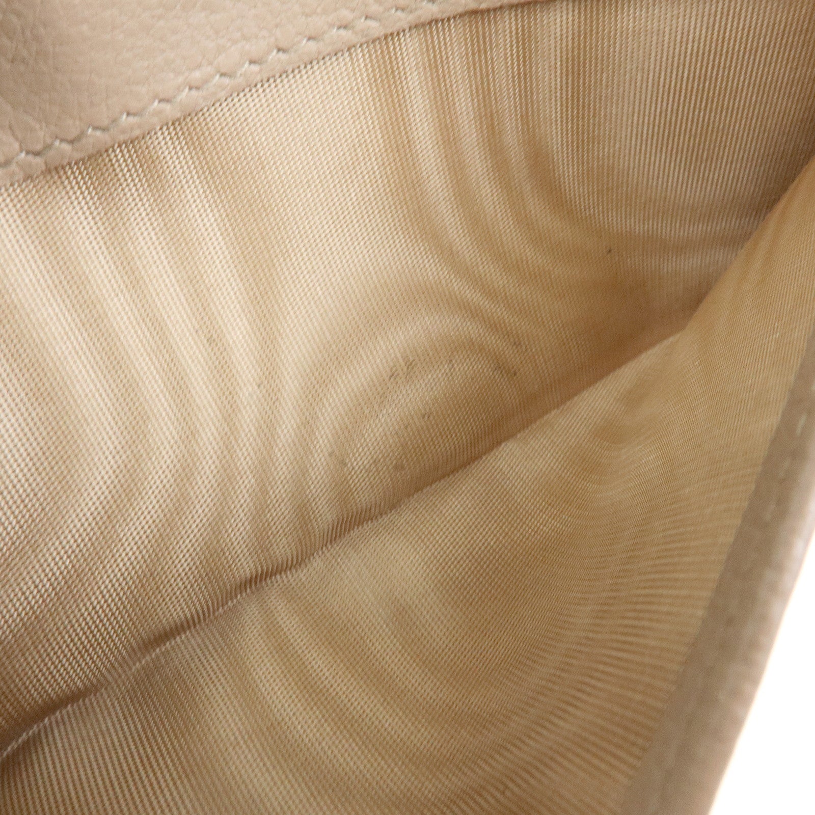 PRADA Saffiano Leather Flap Bi-Fold Long Wallet Pink Beige 1MH132