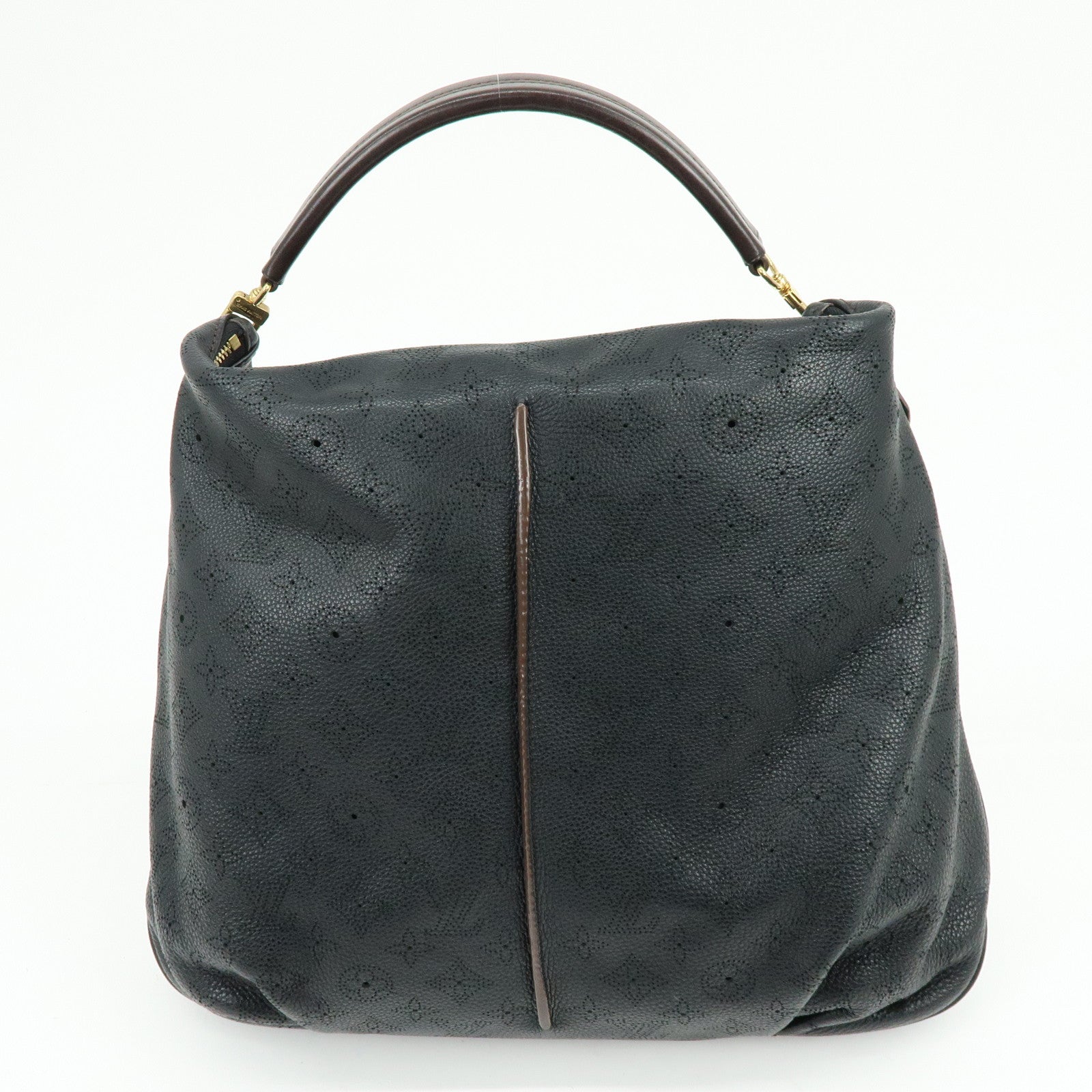 Louis Vuitton Monogram Mahina Selene MM 2Way Hand Bag Noir M93987