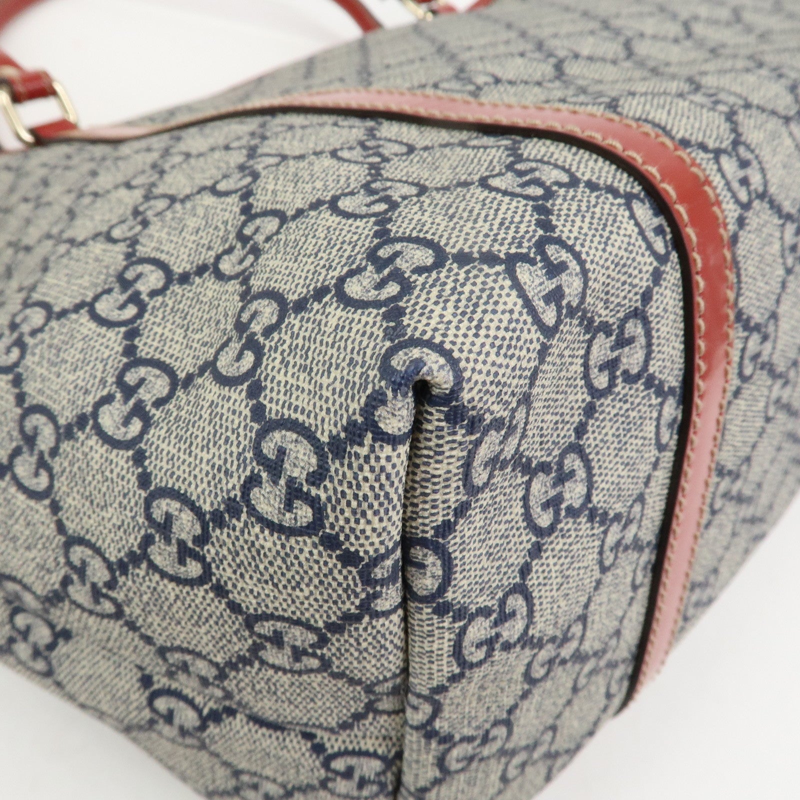 GUCCI JOY Collection GG Supreme PVC Patent Leather Tote Bag 197953