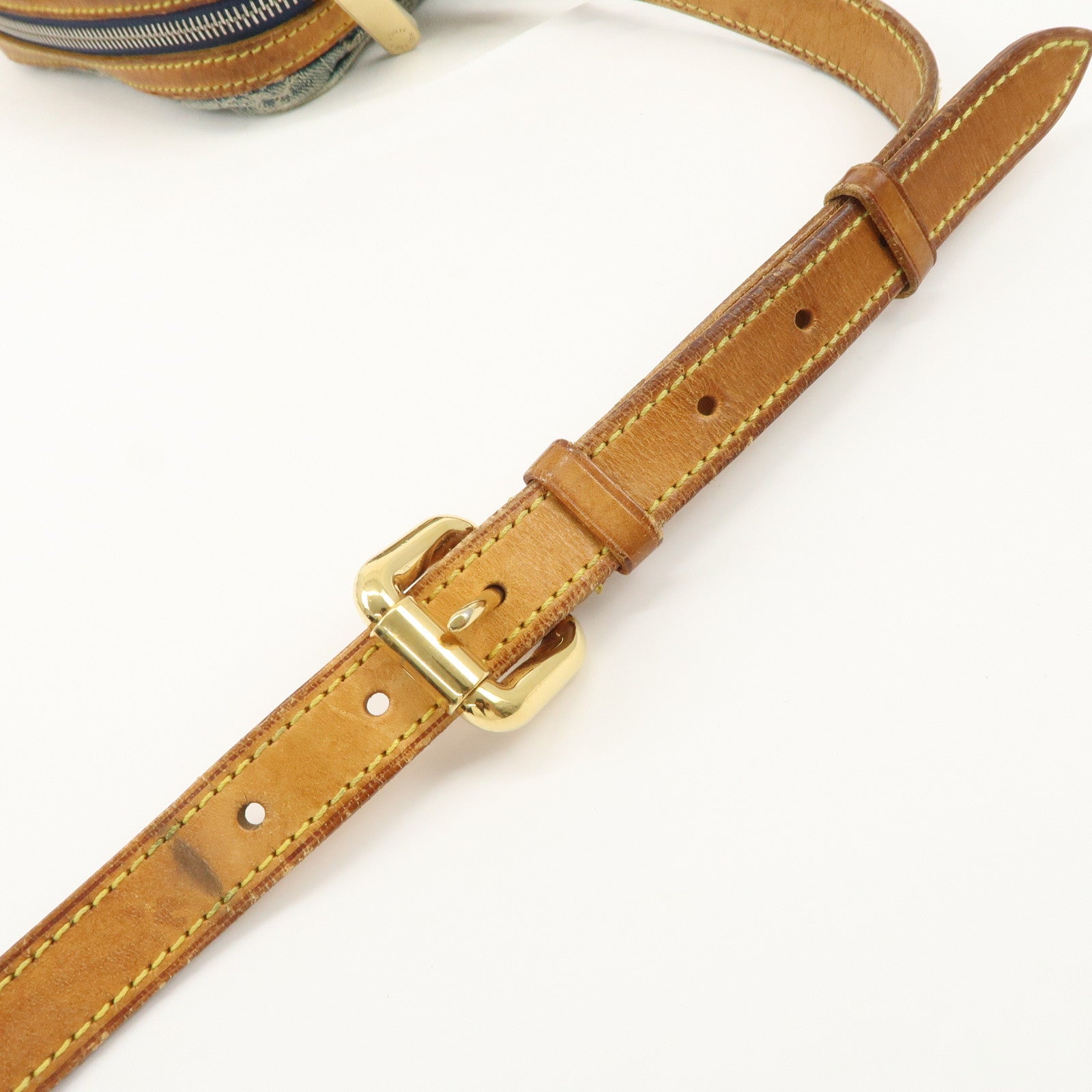 Louis Vuitton Monogram Denim Camera Bag Shoulder Bag Blue M95348