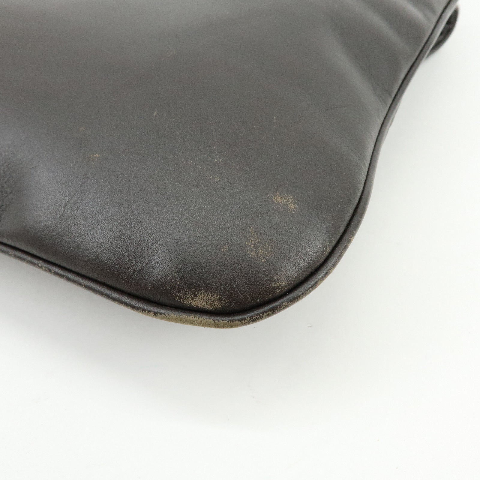 BOTTEGA VENETA Intrecciato Calf Leather Shoulder Bag Brown 273350