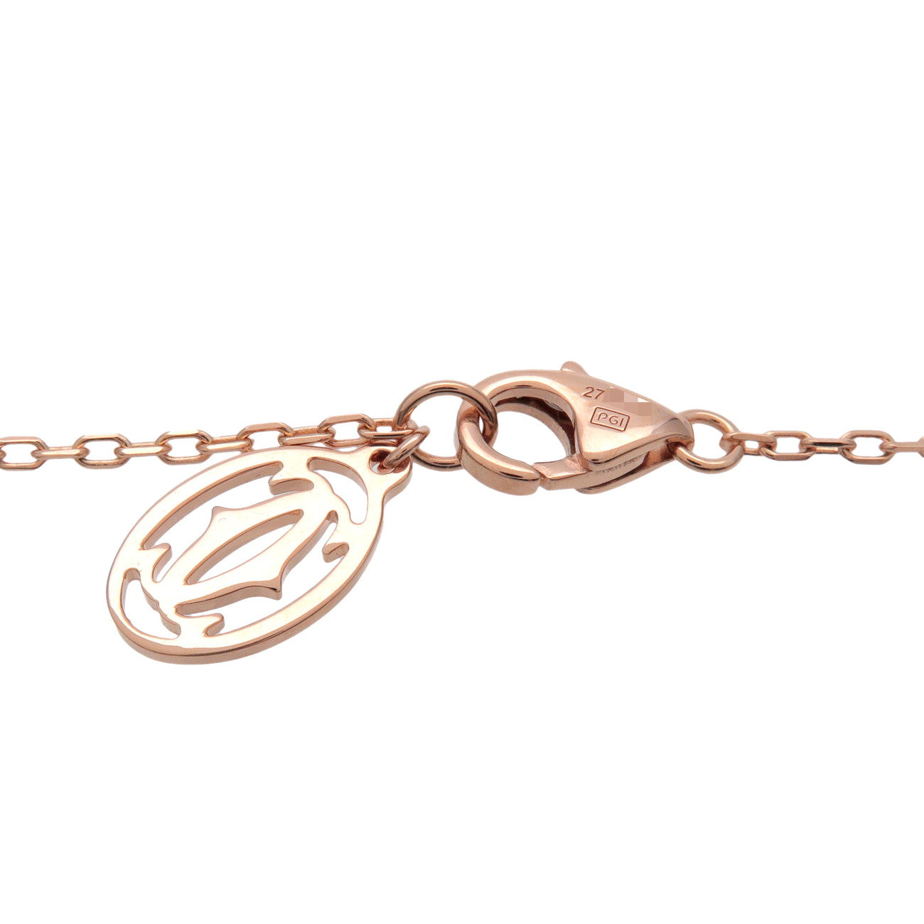Cartier Diamants Legers Necklace SM Diamond D'amour 0.09ct 750PG