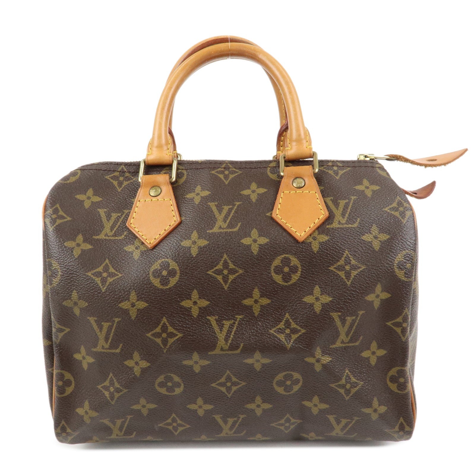 Louis Vuitton Monogram Speedy 25 Boston Bag Hand Bag Brown M41528