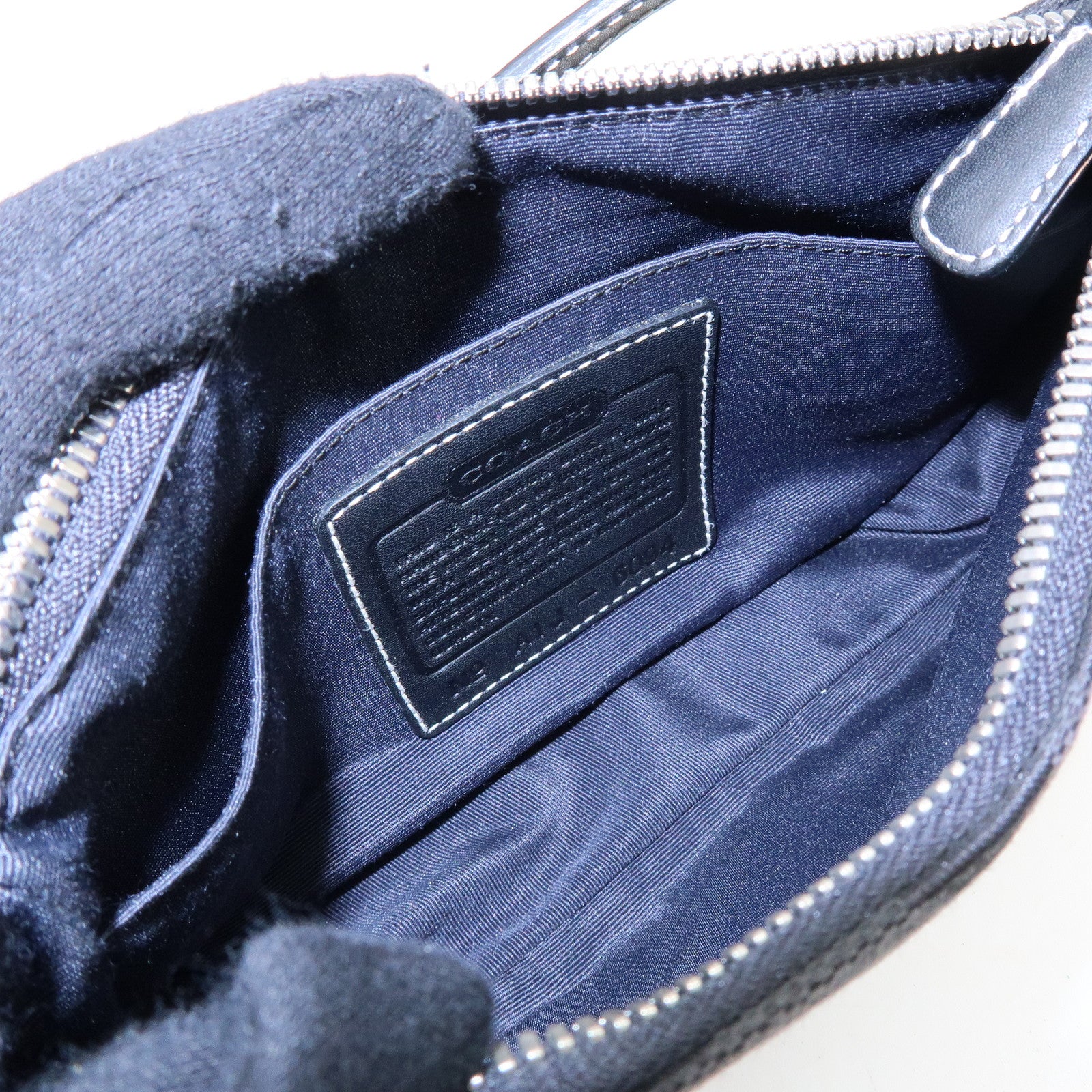 COACH Set of 3 Signature Canvas Leather Wool Shoulder Bag Hand Bag