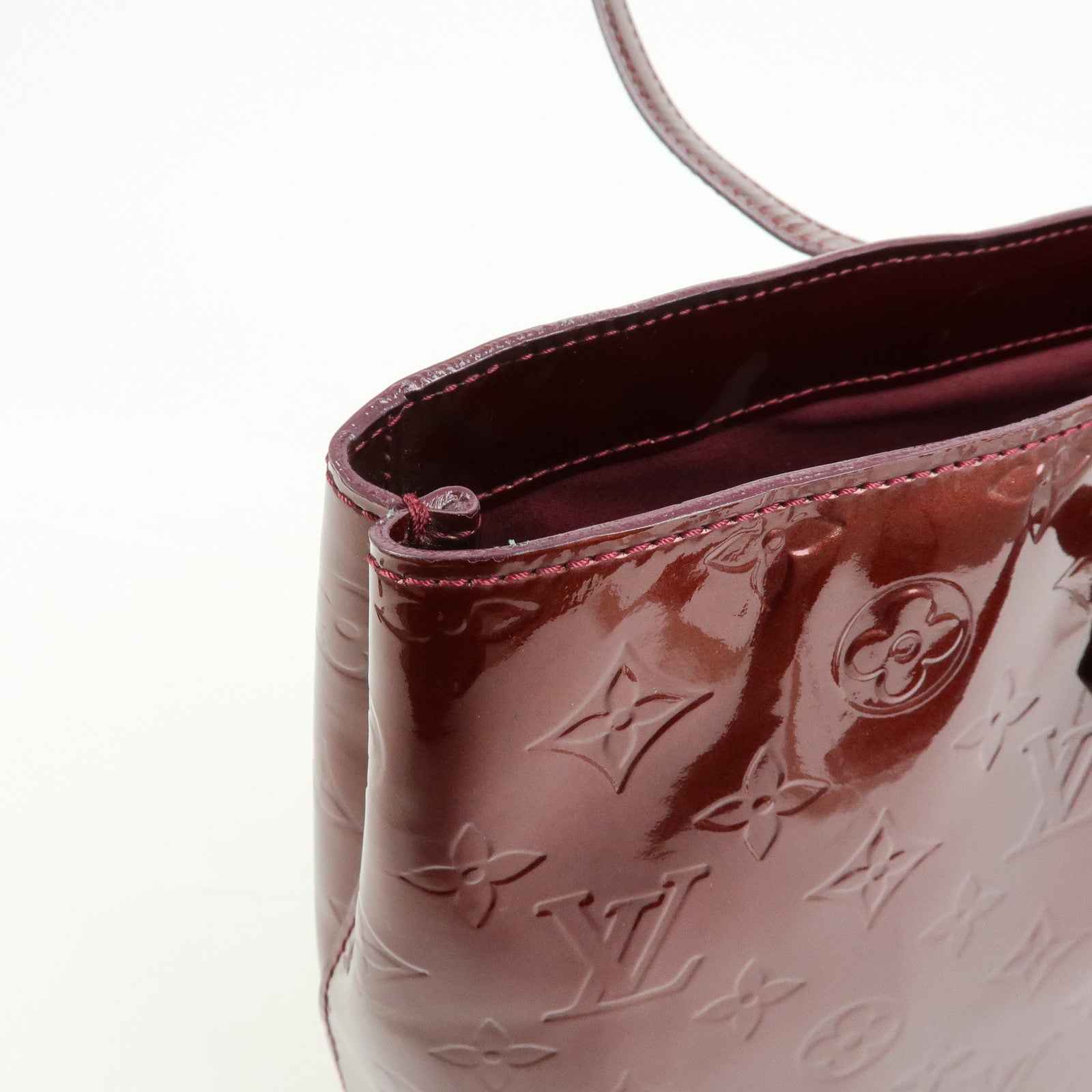 Louis Vuitton Monogram Vernis Leather Wilshire MM Tote Bag M91646