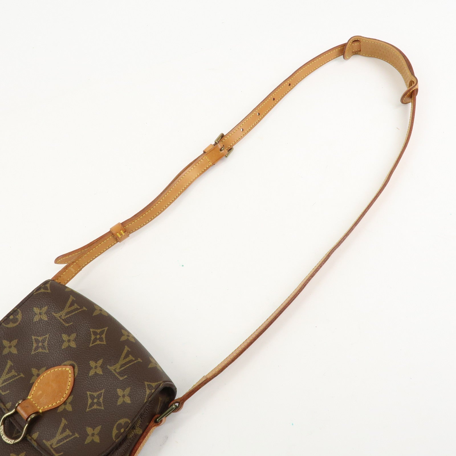 Louis Vuitton Monogram Saint Cloud MM Shoulder Bag Brown M51243