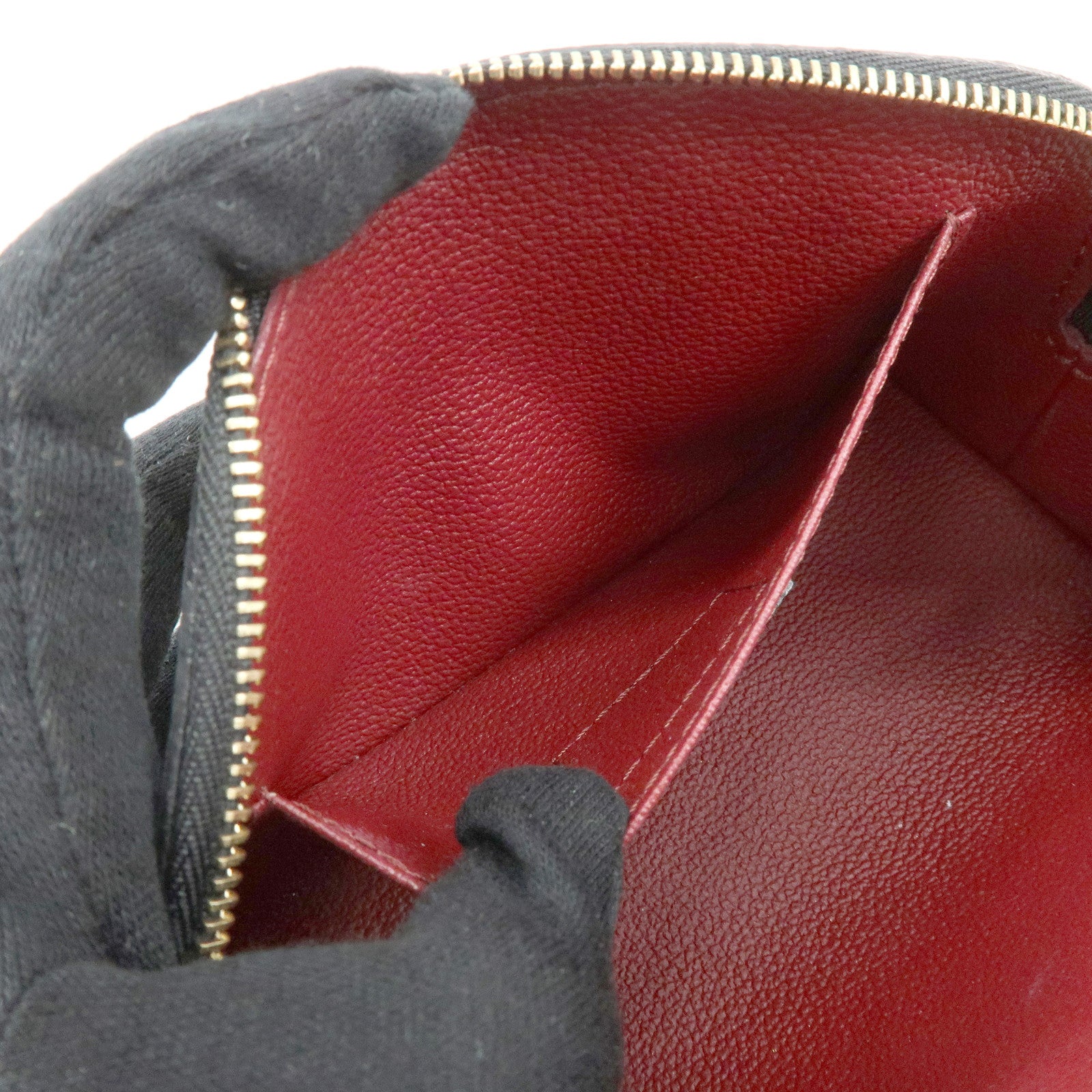 Louis Vuitton Bicolor Monogram Empreinte Cosmetic Pouch Noir M59086