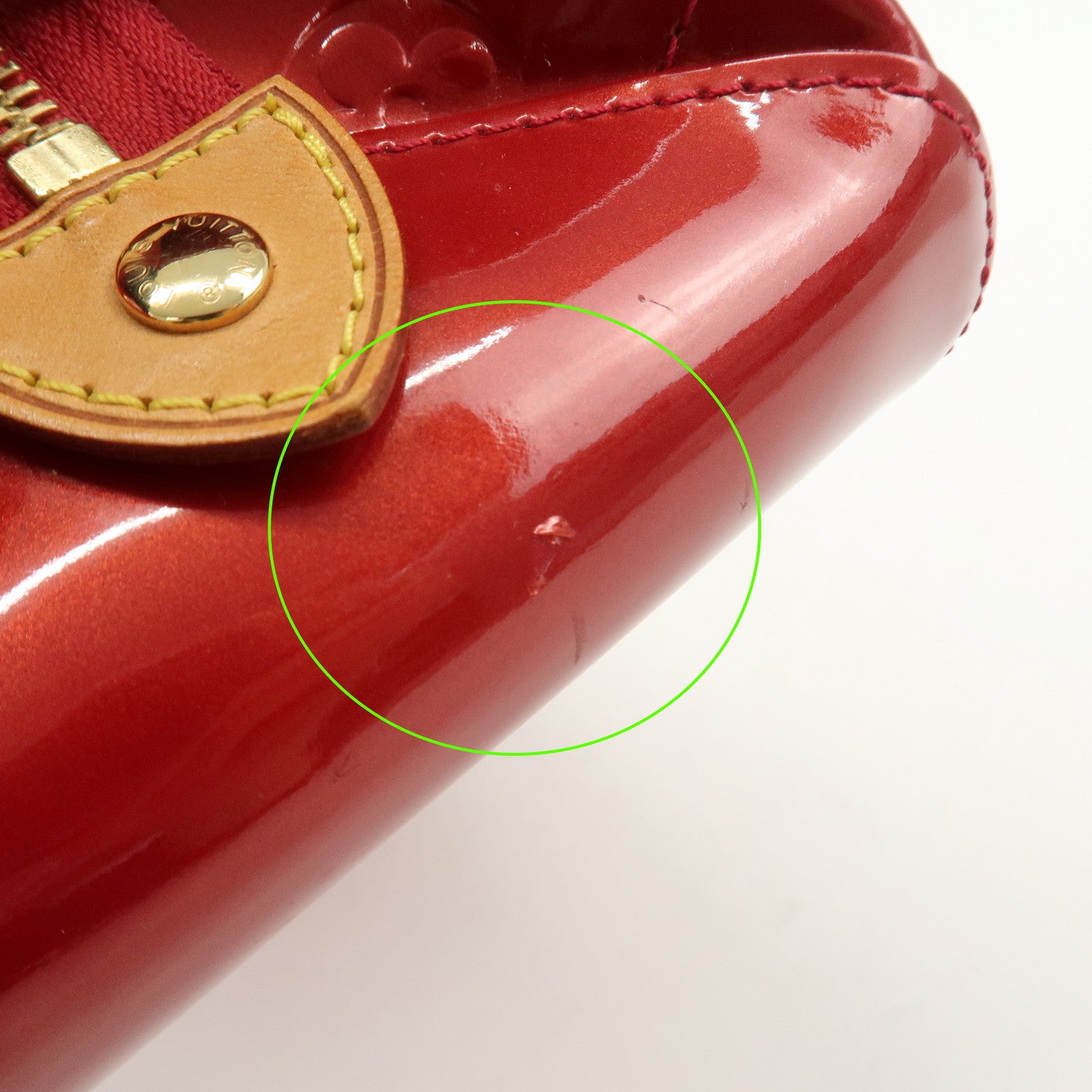 Louis Vuitton Vernis Rosewood Avenue Hand Bag Pomme D'Amour M93507