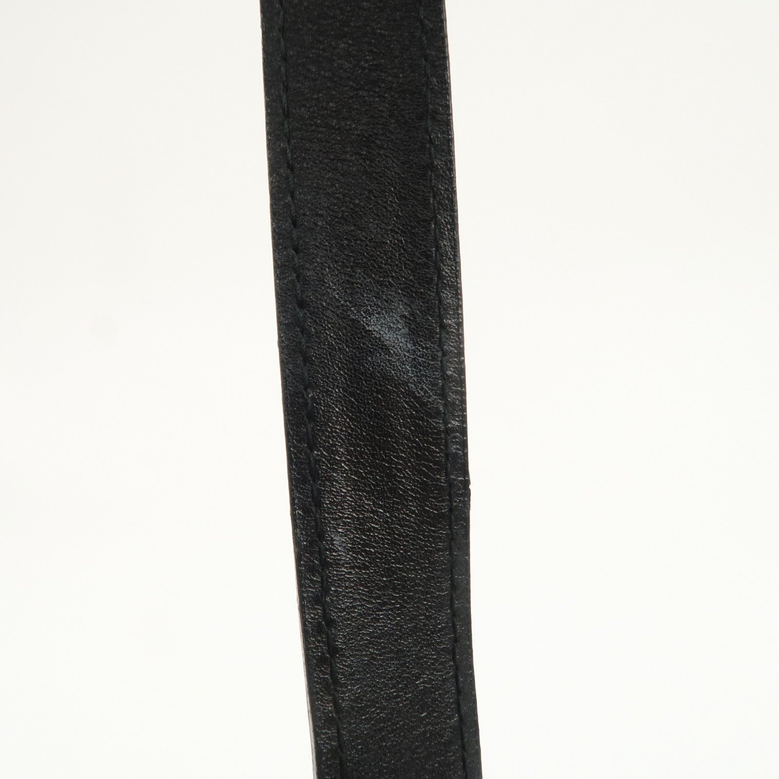 Ferragamo Vara Ribbon Leather Shoulder Bag Tote Bag Black Used