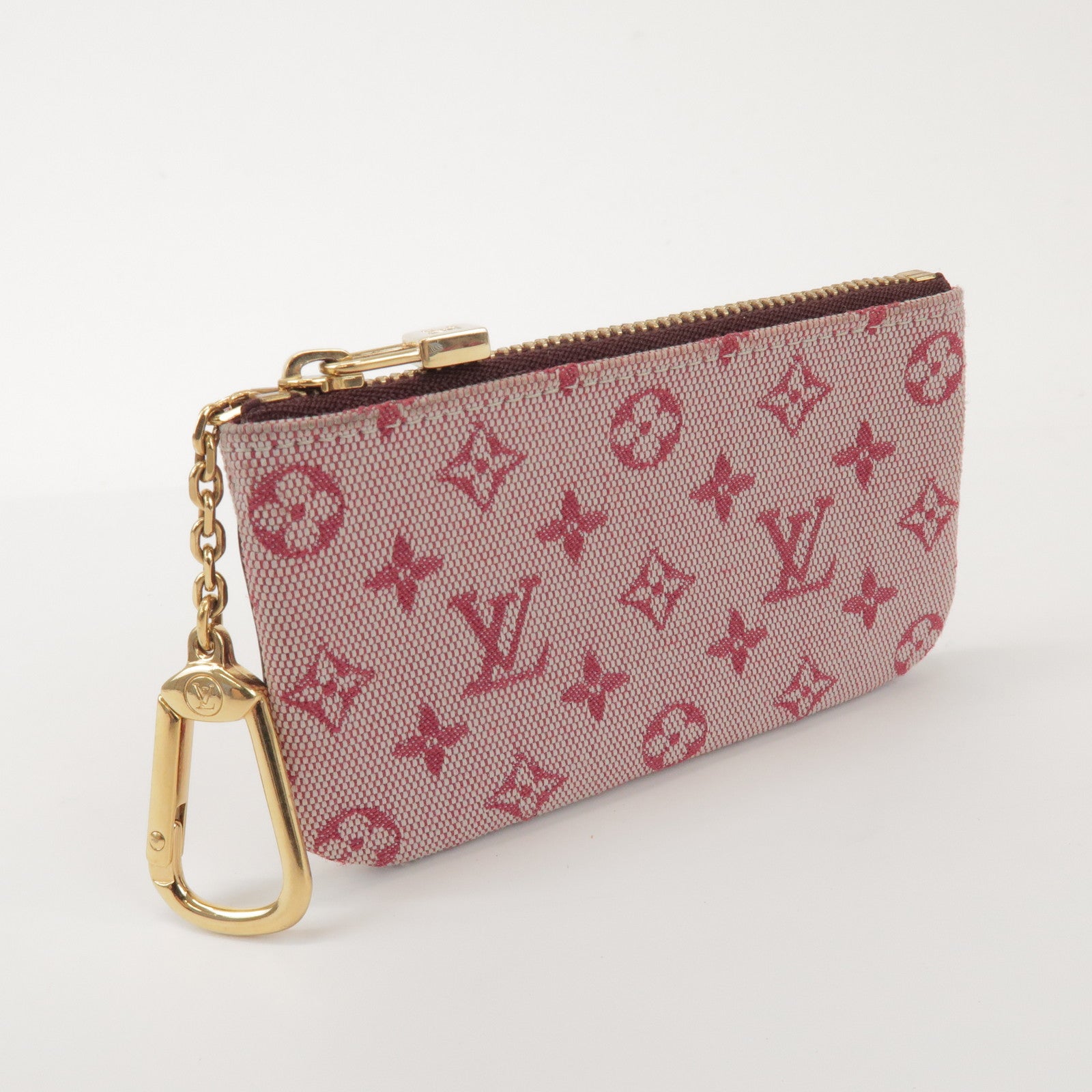 Louis Vuitton Monogram Mini Pochette Cles Coin Case Cerise M92238
