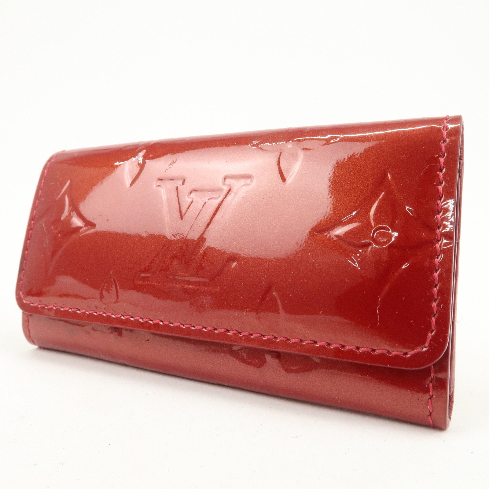 Louis Vuitton Monogram Vernis Multicles 4 Key Case Cerise M90204
