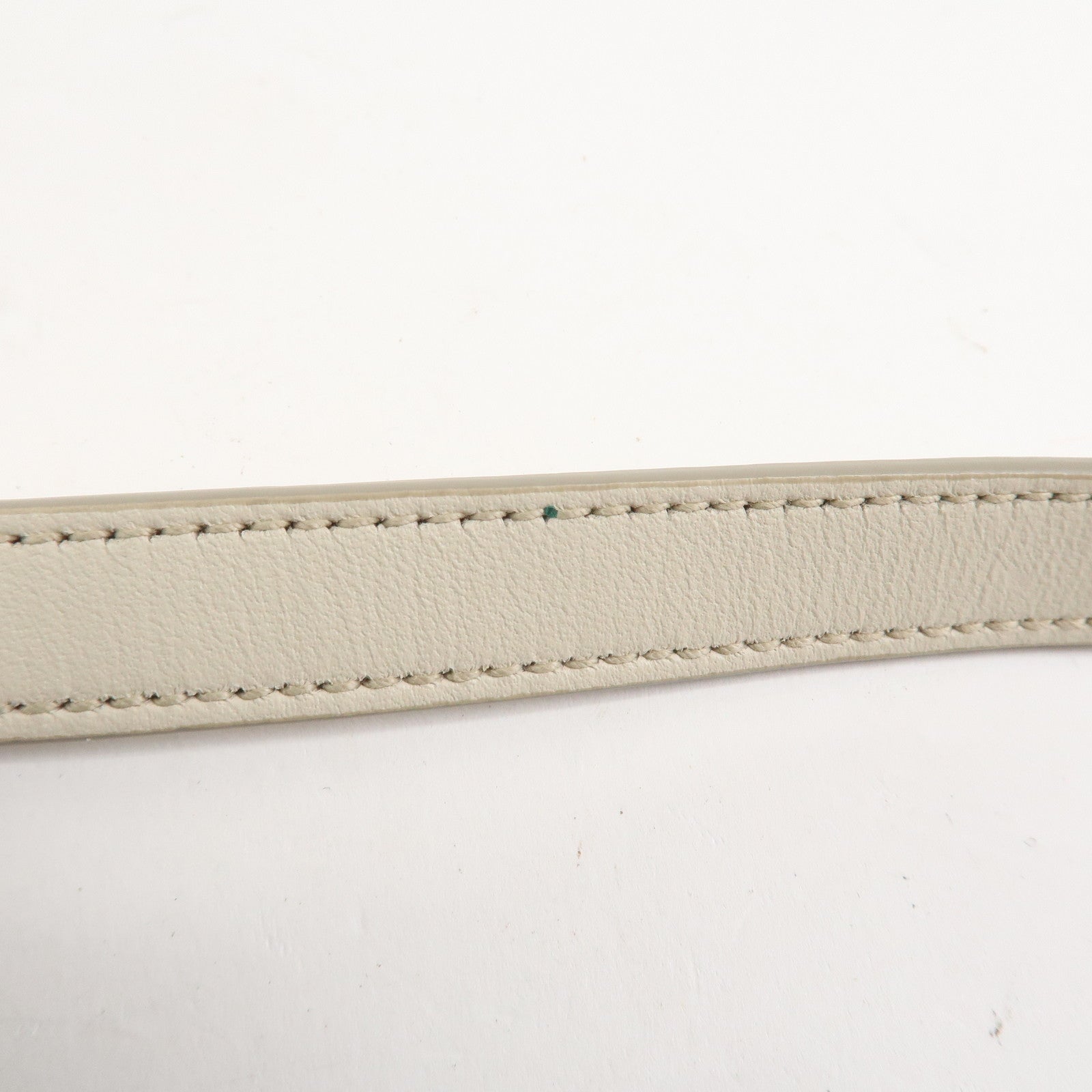 PRADA Logo Jaquard Leather 2Way Hand Bag Shoulder Bag Beige White