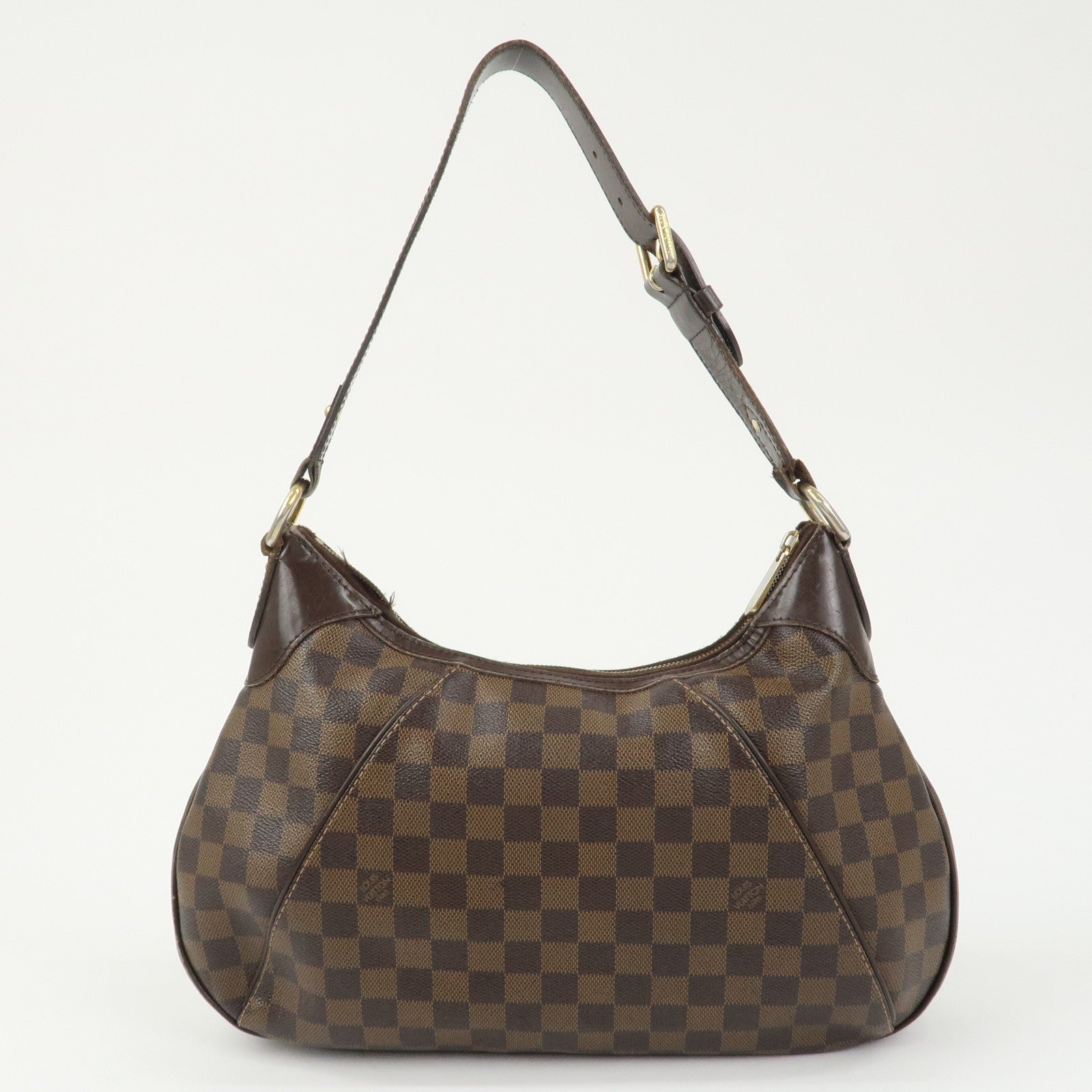 Louis Vuitton Damier Thames GM Shoulder Bag Brown N48181