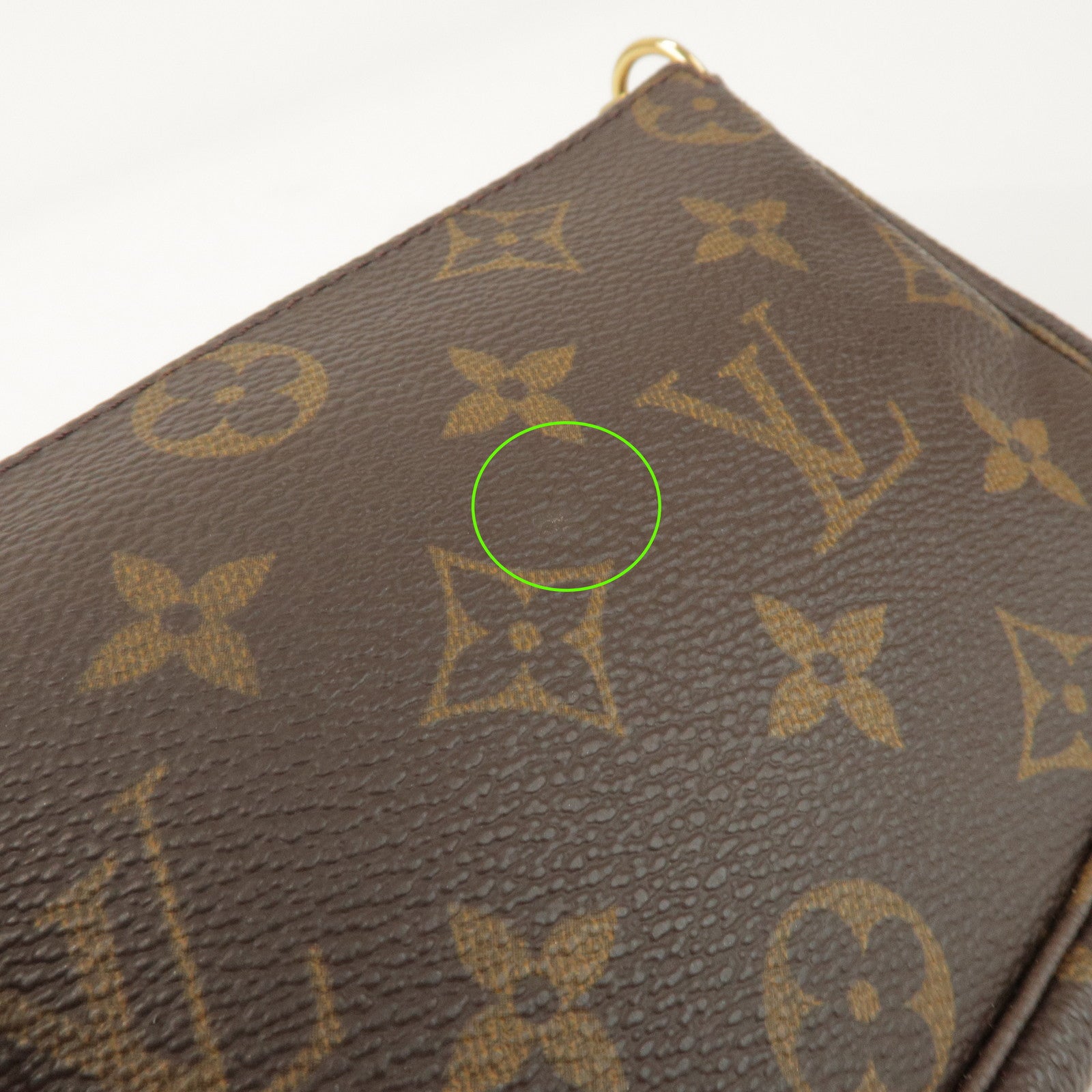 Louis Vuitton Monogram Pouch for Bucket PM Bag Pouch Brown