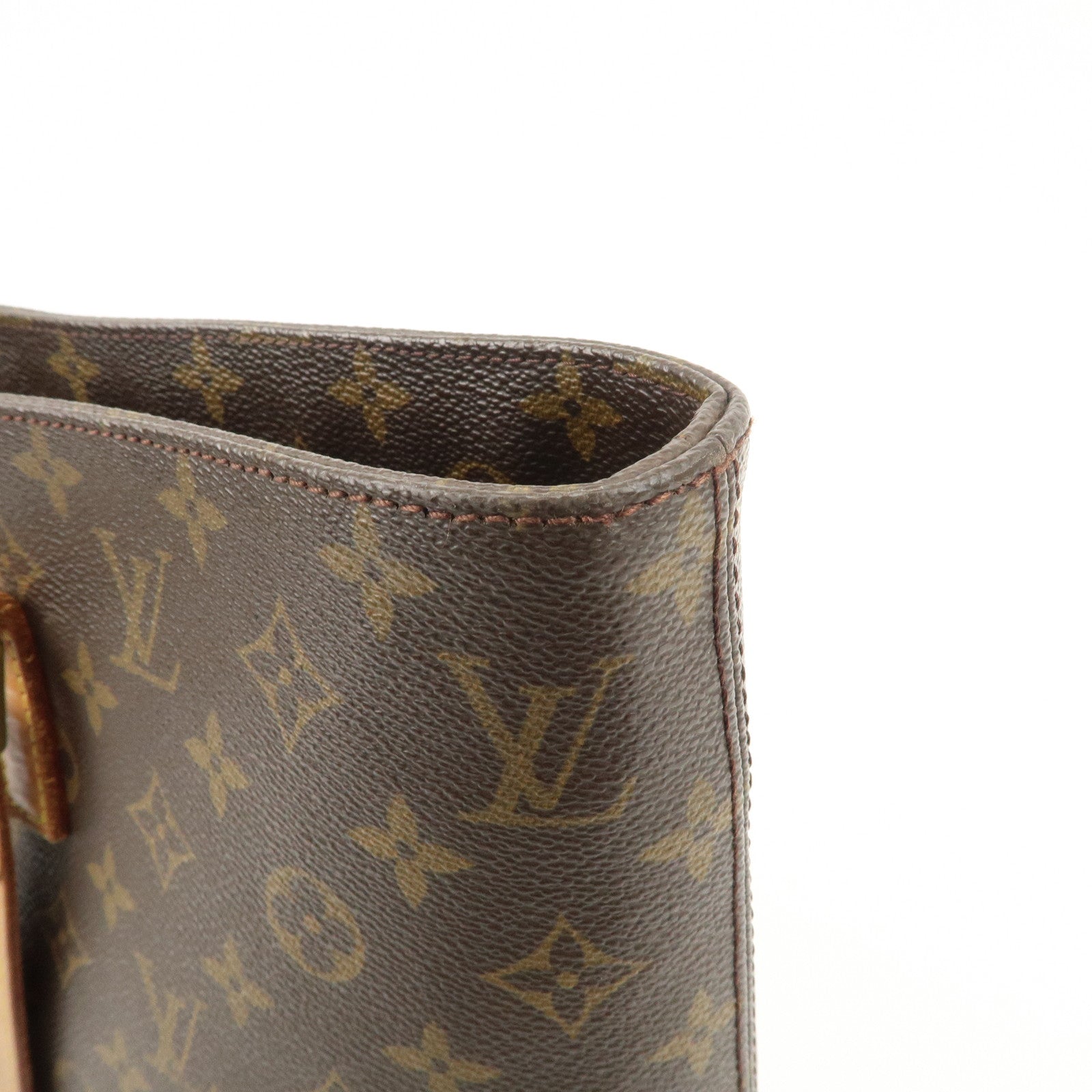Louis Vuitton Monogram Luco Tote Bag Hand Bag Brown M51155 Used