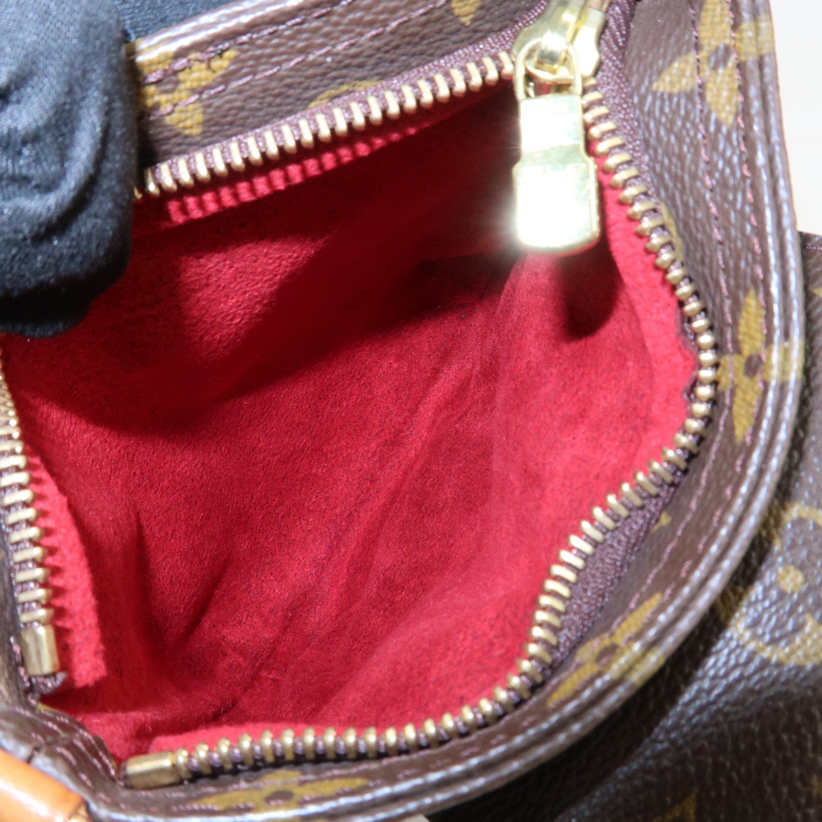 Louis Vuitton Monogram Partition Pouch Wristlet Bag M51901 Used
