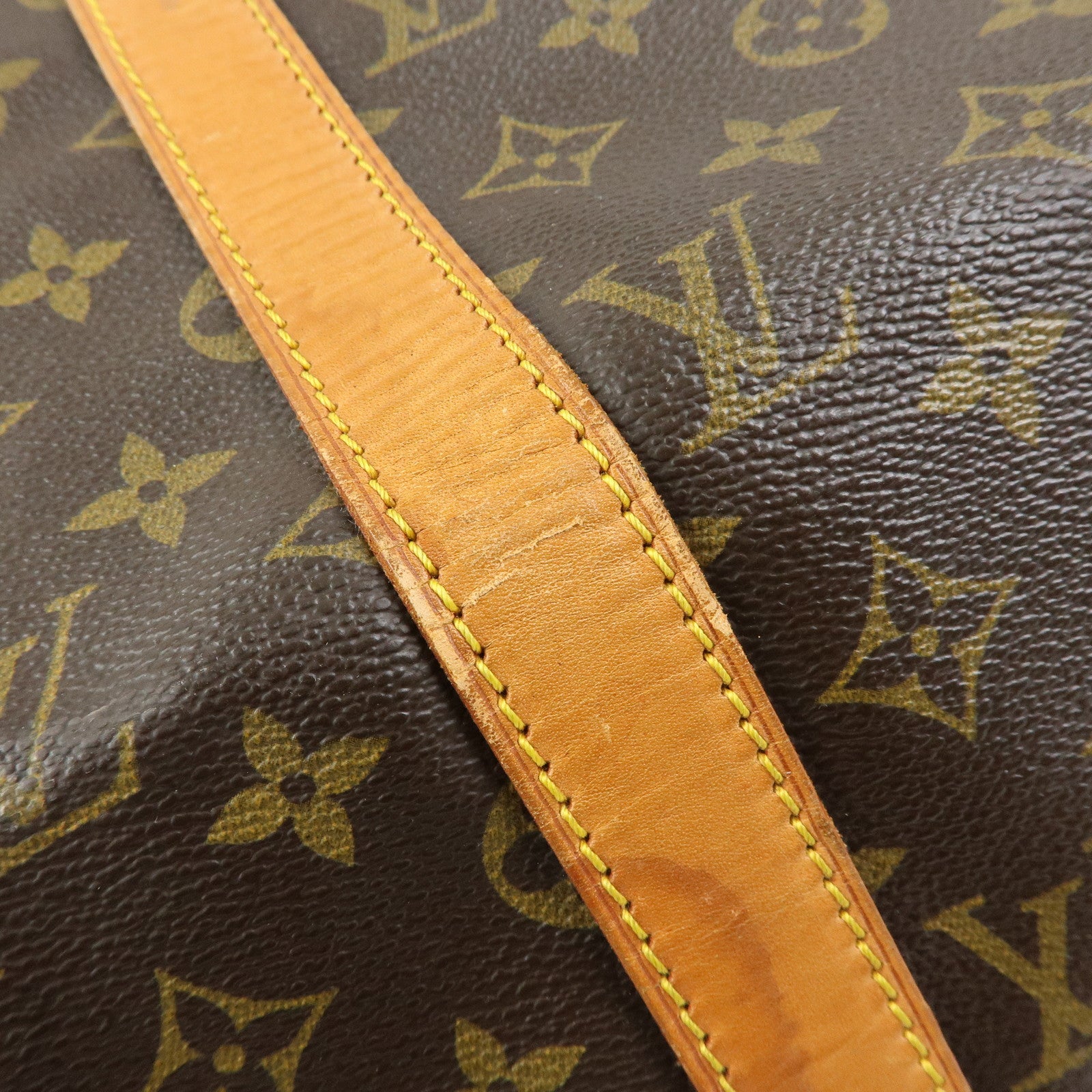 Louis Vuitton Monogram Keep All Bandouliere 50 Boston Bag M41416