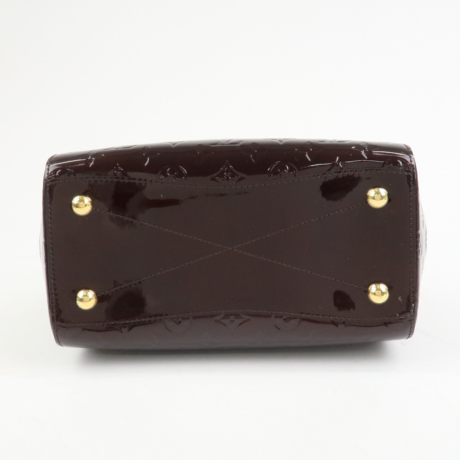 Louis Vuitton Monogram Vernis Montana Hand Bag Amarante M90057