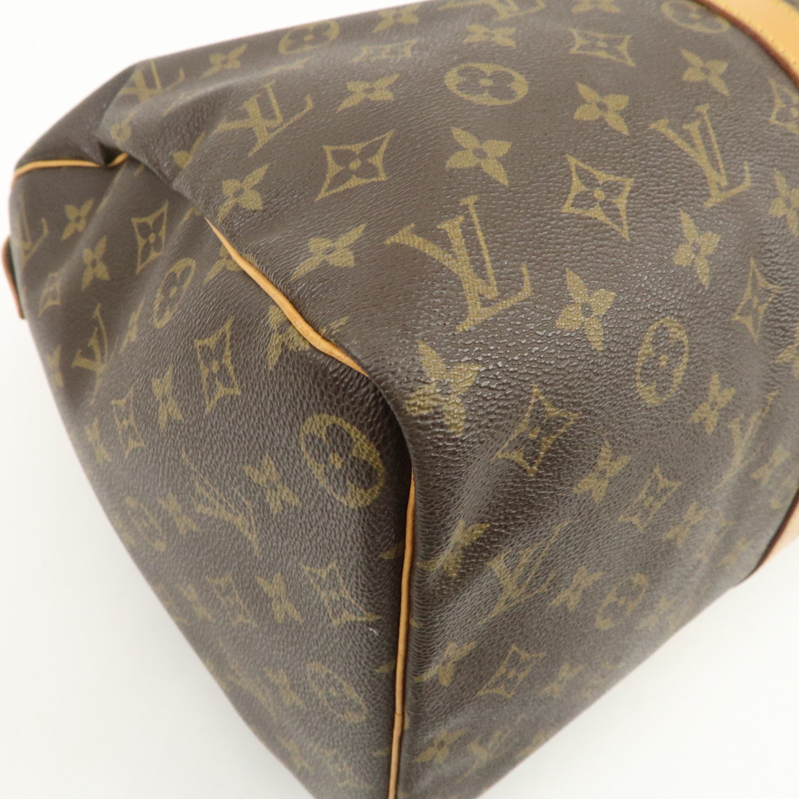 Louis Vuitton Monogram Keep All 45 Boston Bag Brown M41428