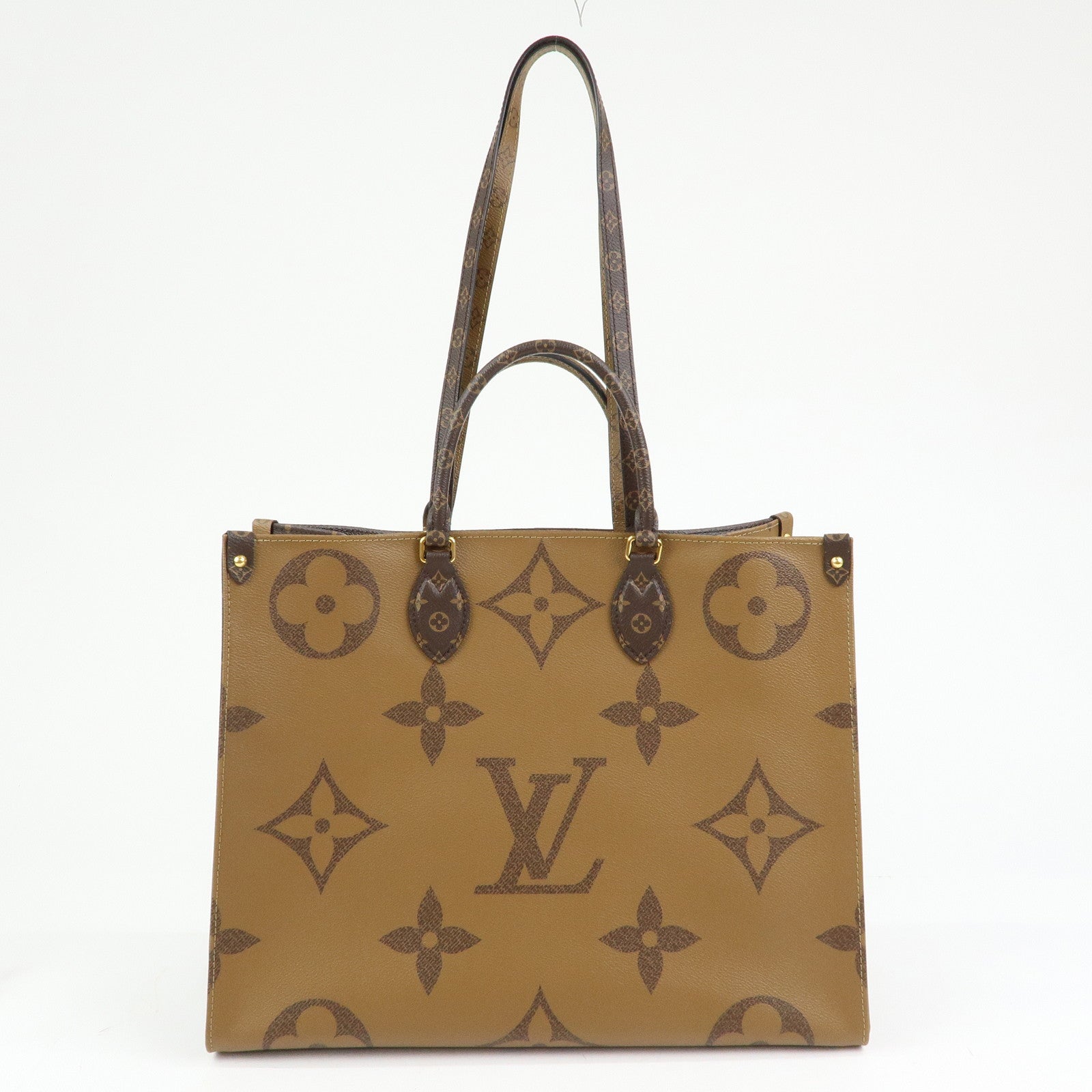 Louis Vuitton Monogram Giant Canvas On The Go MM Hand Bag M44576