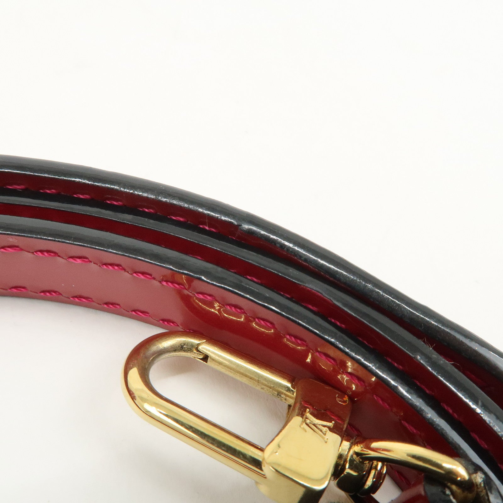 Louis Vuitton Monogram Vernis Alma BB 2Way Bag Rouge Grenade M91698