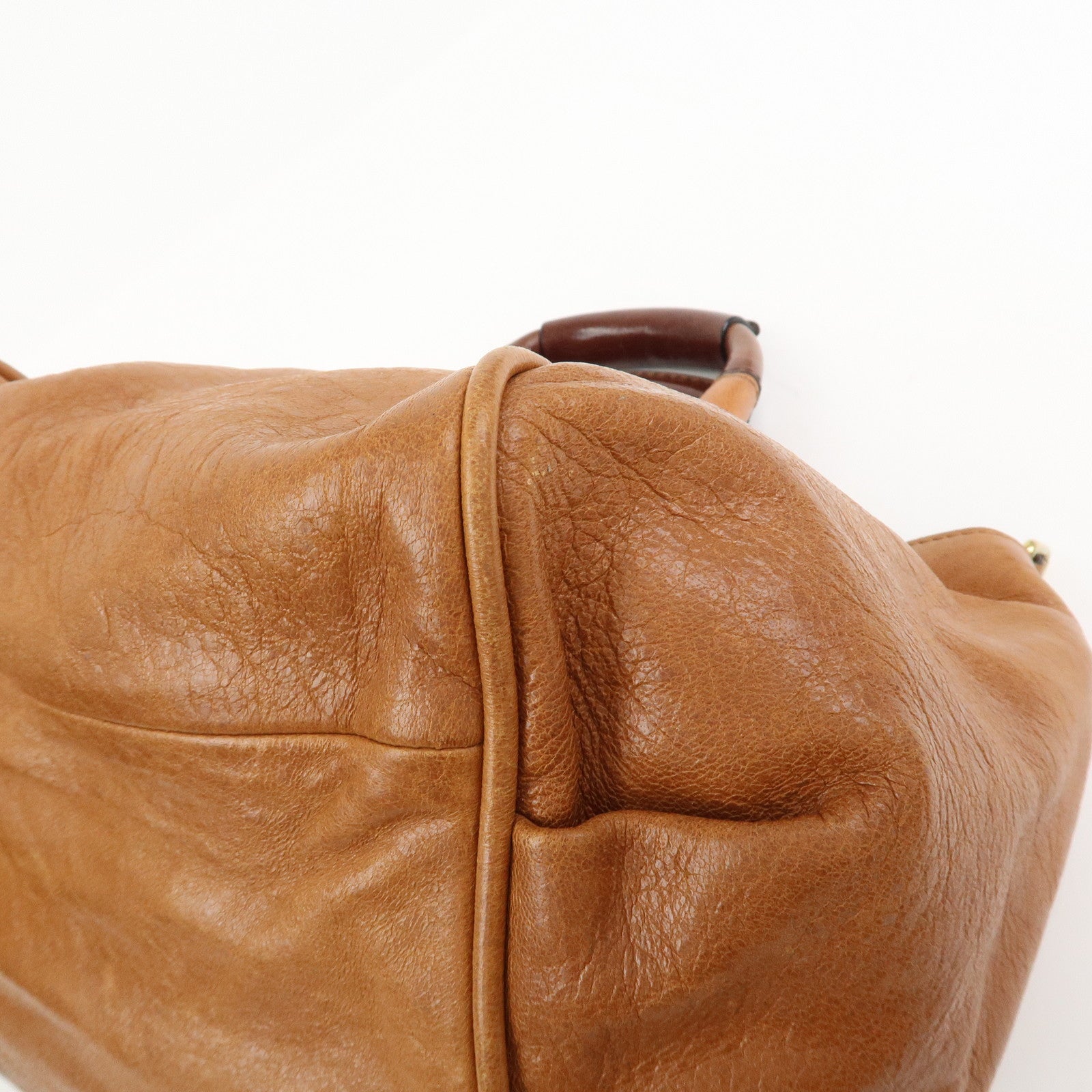 Chloe Ethel Leather 2Way Bag Hand Bag Shoulder Bag Brown