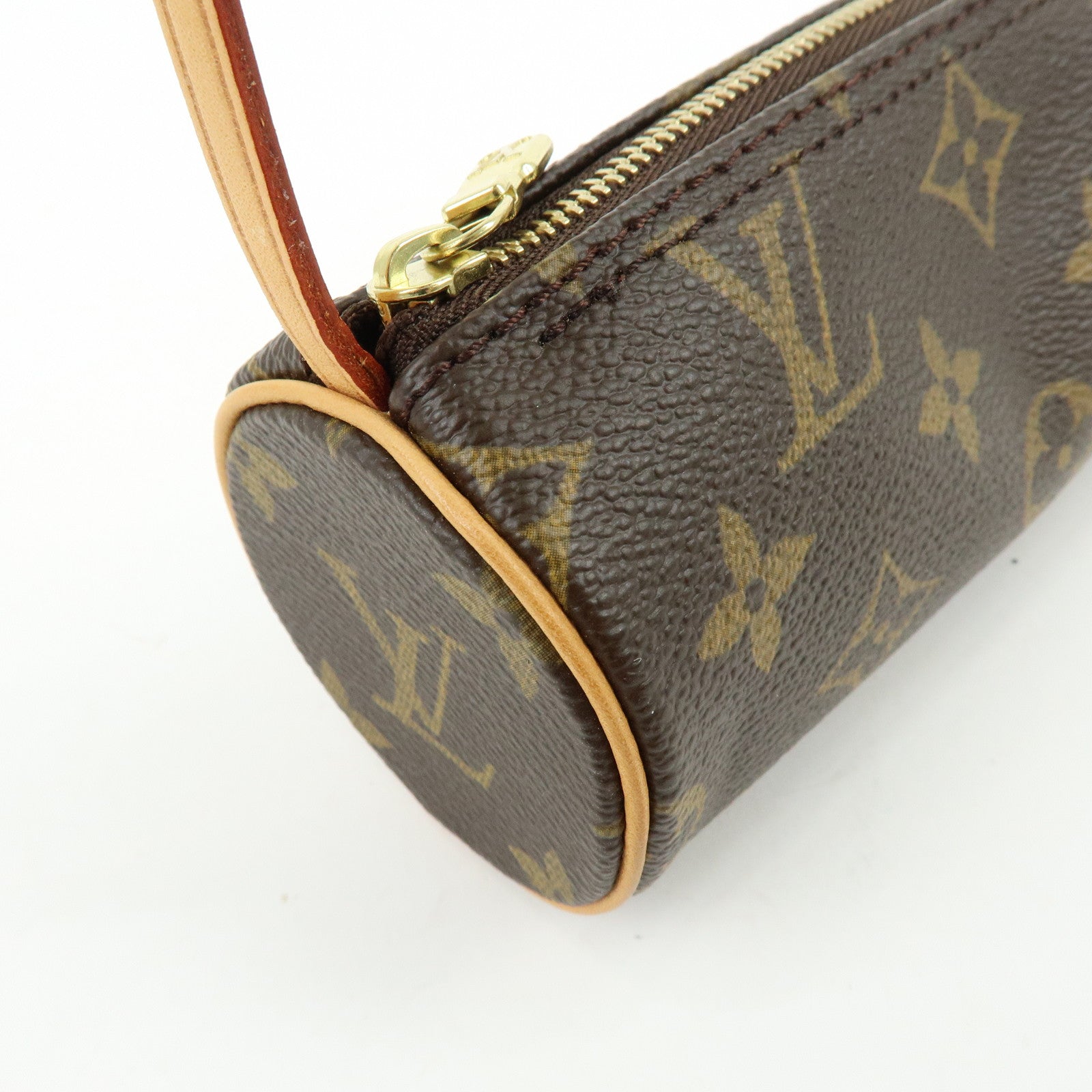 Louis Vuitton Monogram Canvas Mini Pouch for Papillon Bag Brown