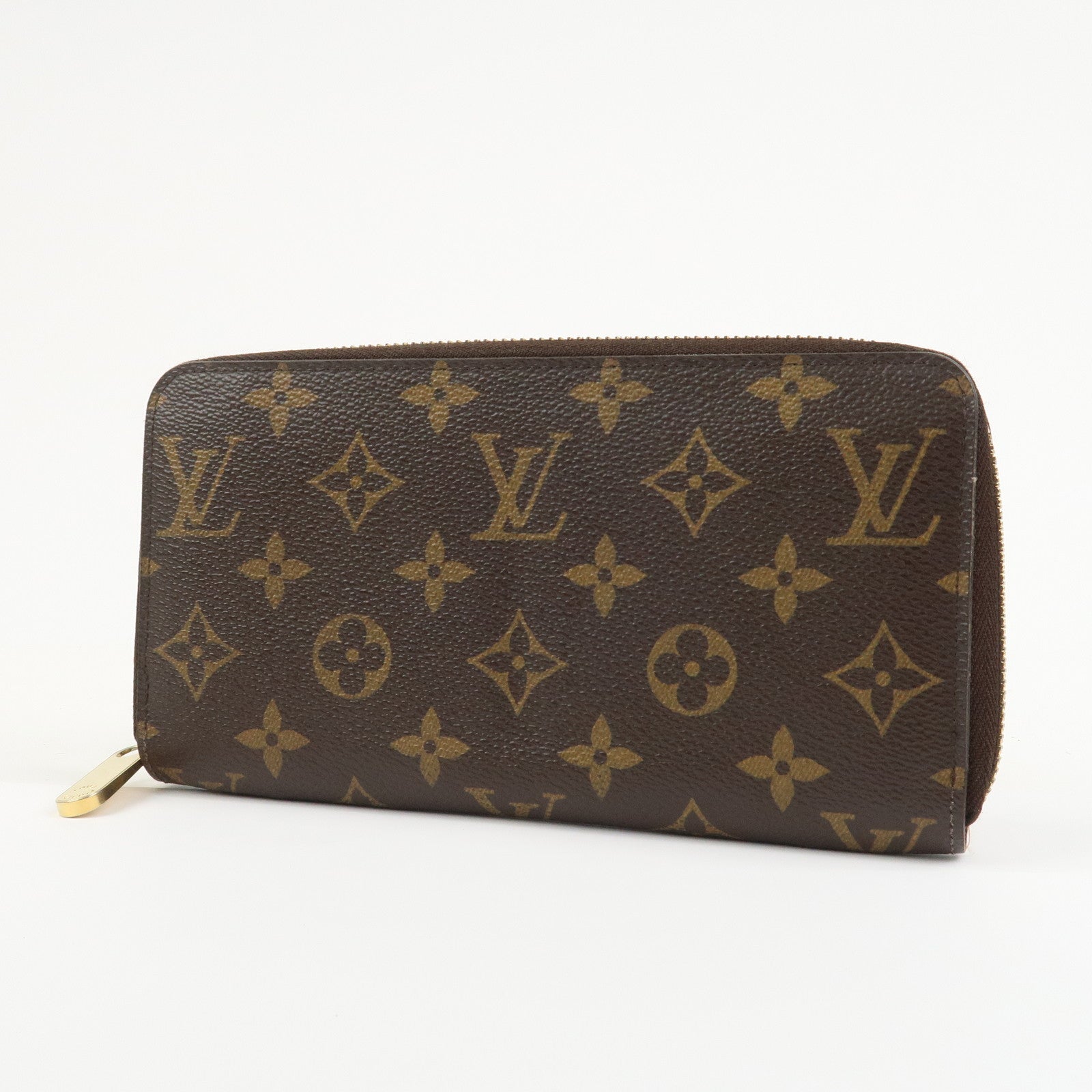 Louis Vuitton Monogram Canvas Zippy Long Wallet Brown M60017