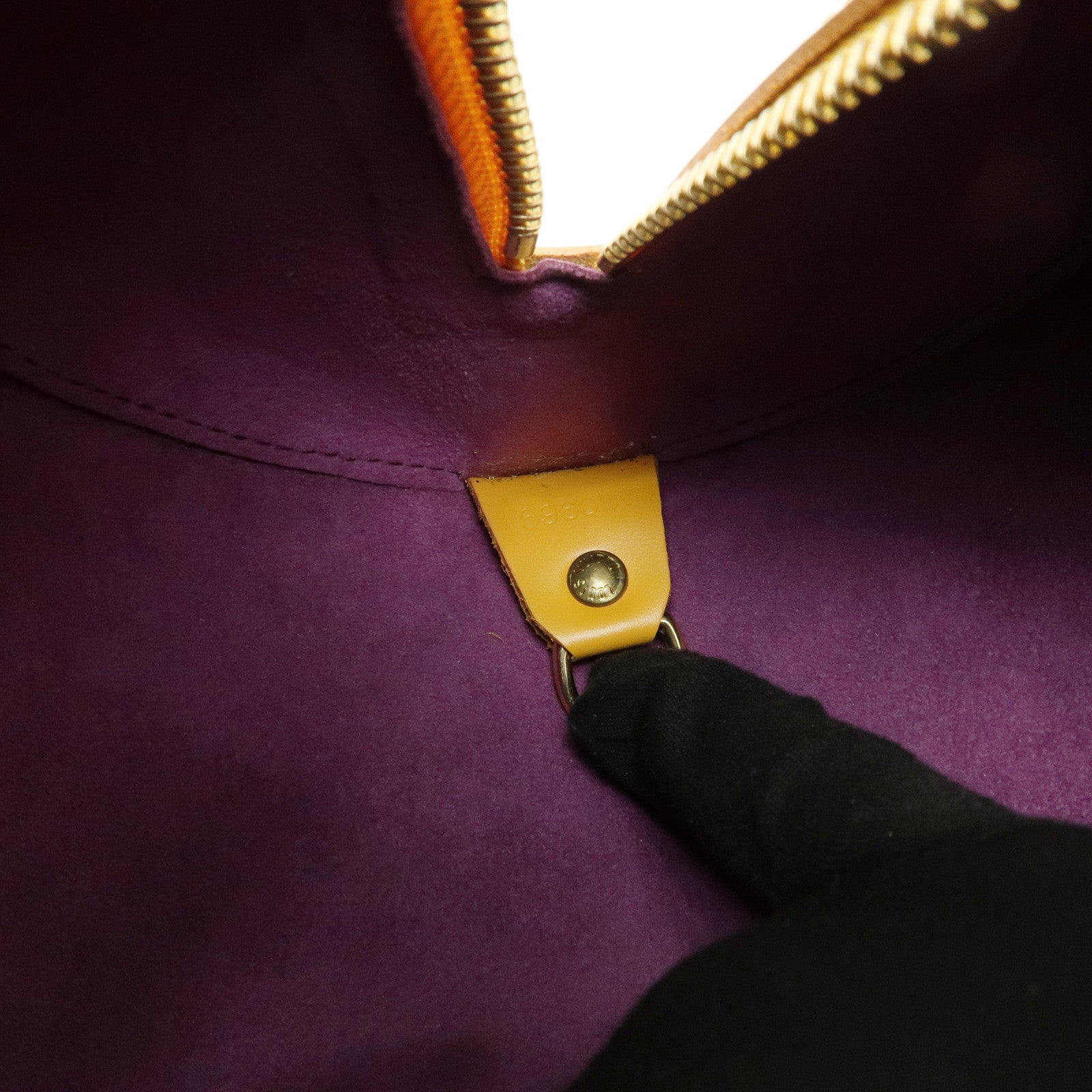 Louis Vuitton Epi Leather Soufflot Hand Bag Tassili Yellow M52229