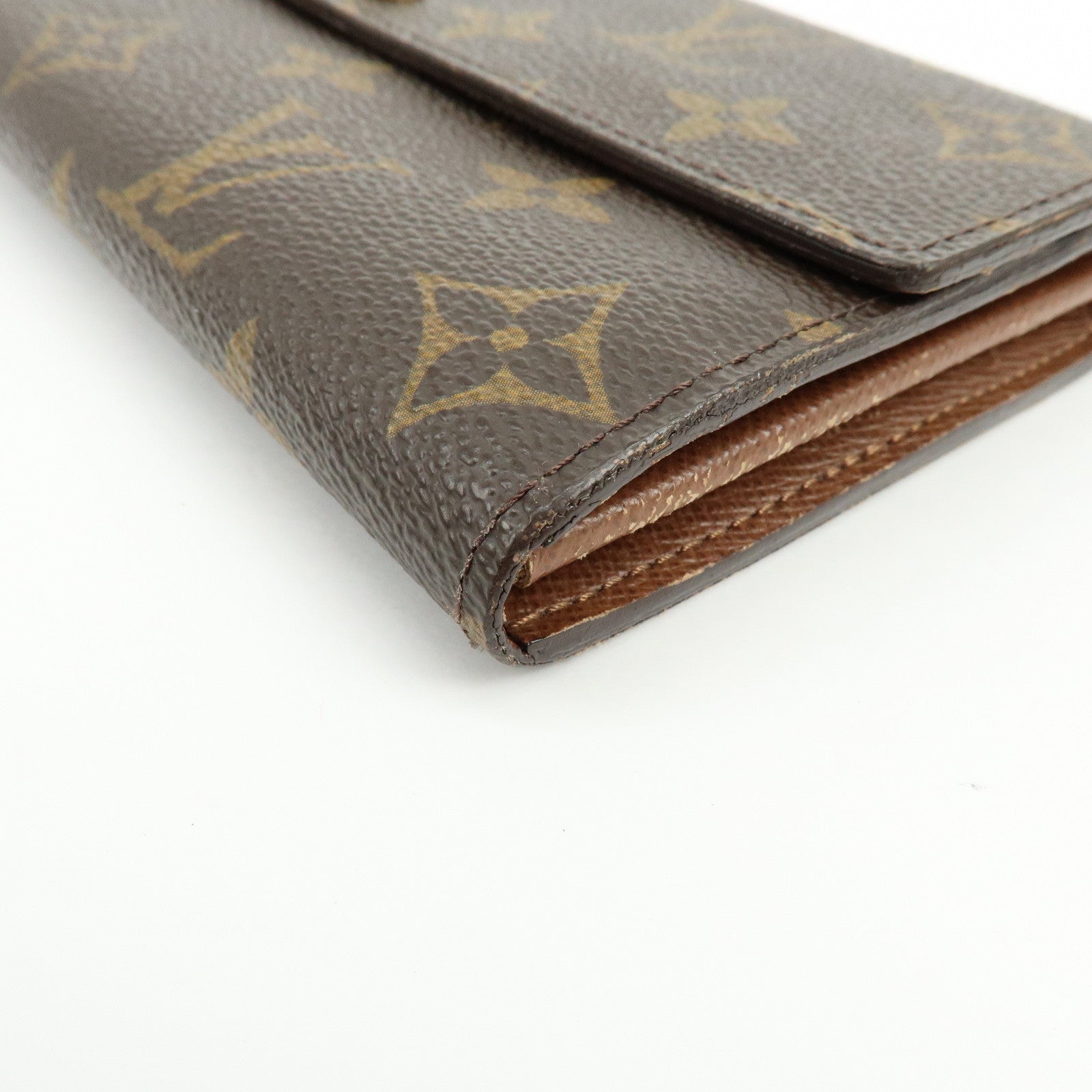 Louis Vuitton Monogram Portefeuille Sarah Long Wallet Brown M61734