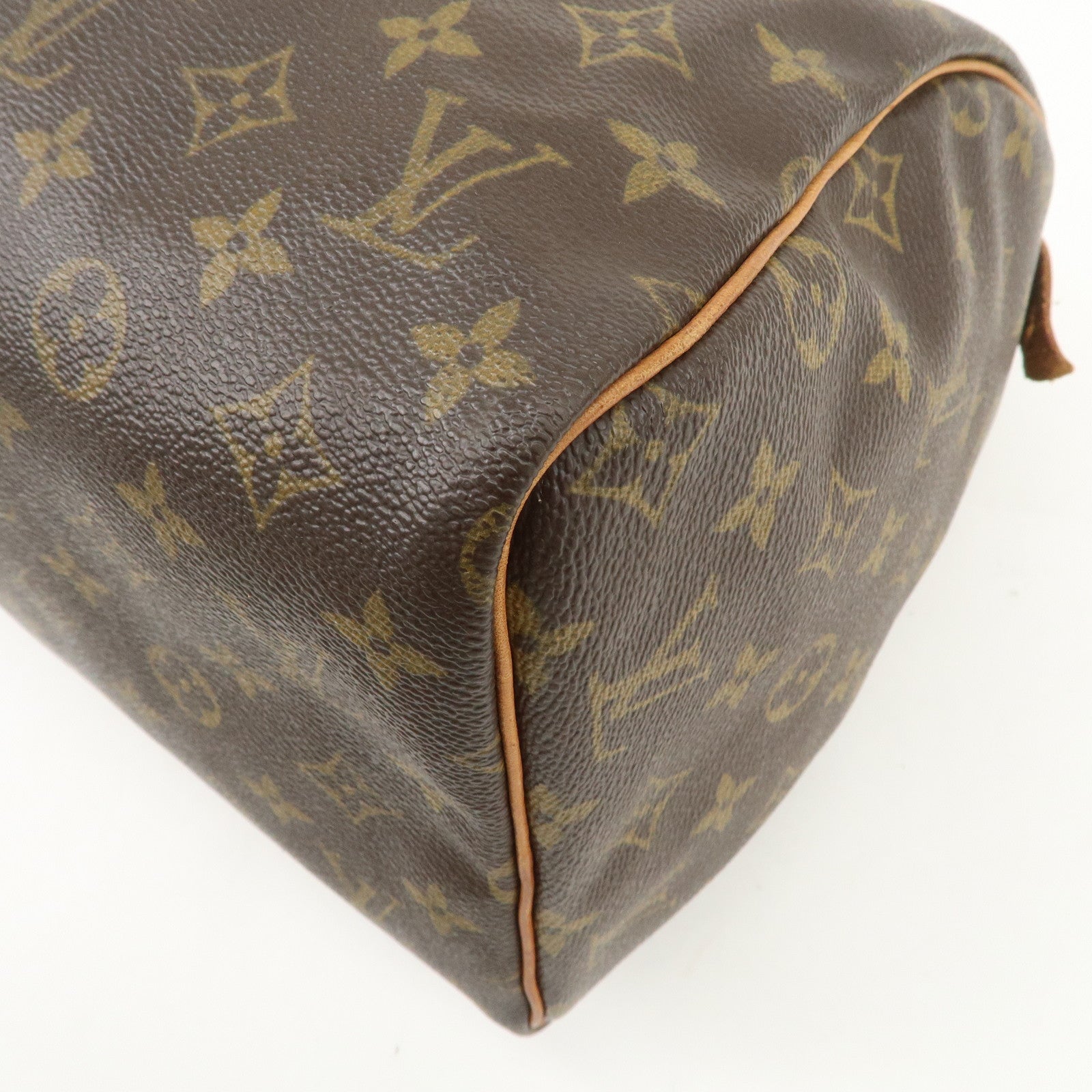 Louis Vuitton Monogram Speedy 30 Boston Bag Hand Bag Brown M41526
