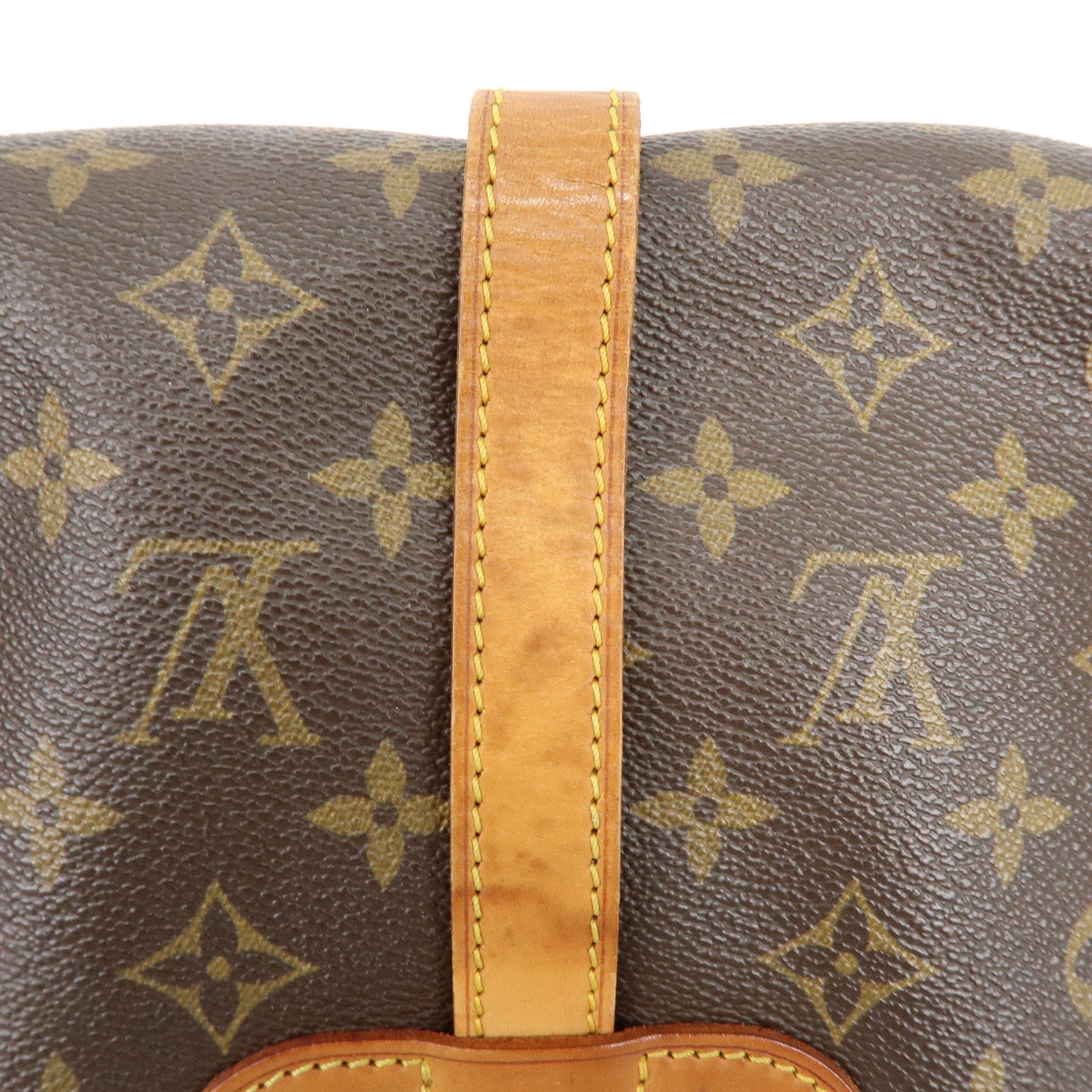 Louis Vuitton Monogram Saumur 30 Canvas Shoulder Bag Brown M42256