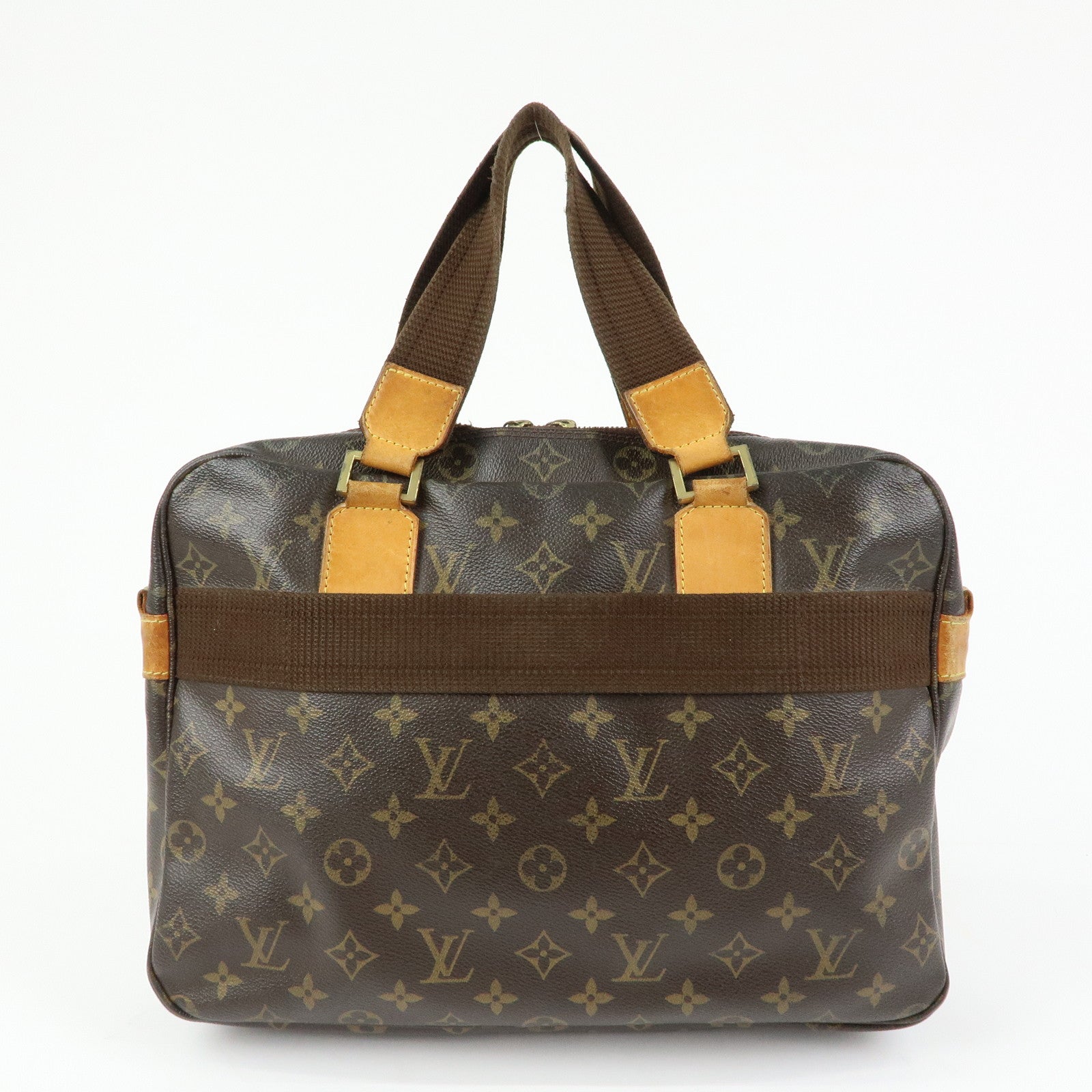 Louis Vuitton Monogram Sac Bosphore 2Way Business Bag Brown M40043