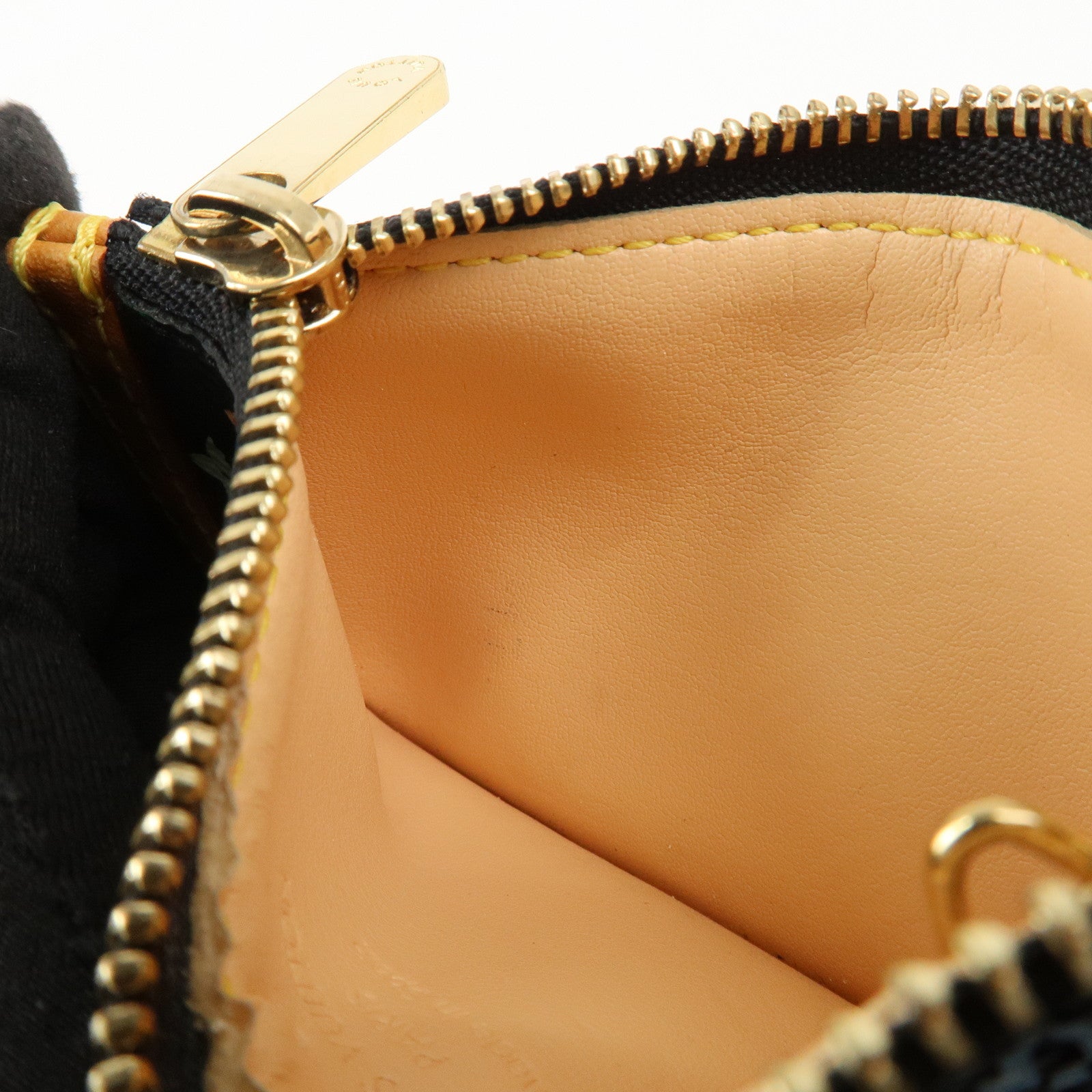 Louis Vuitton Monogram Multicolor Pochette Cles Noir M92654 Used