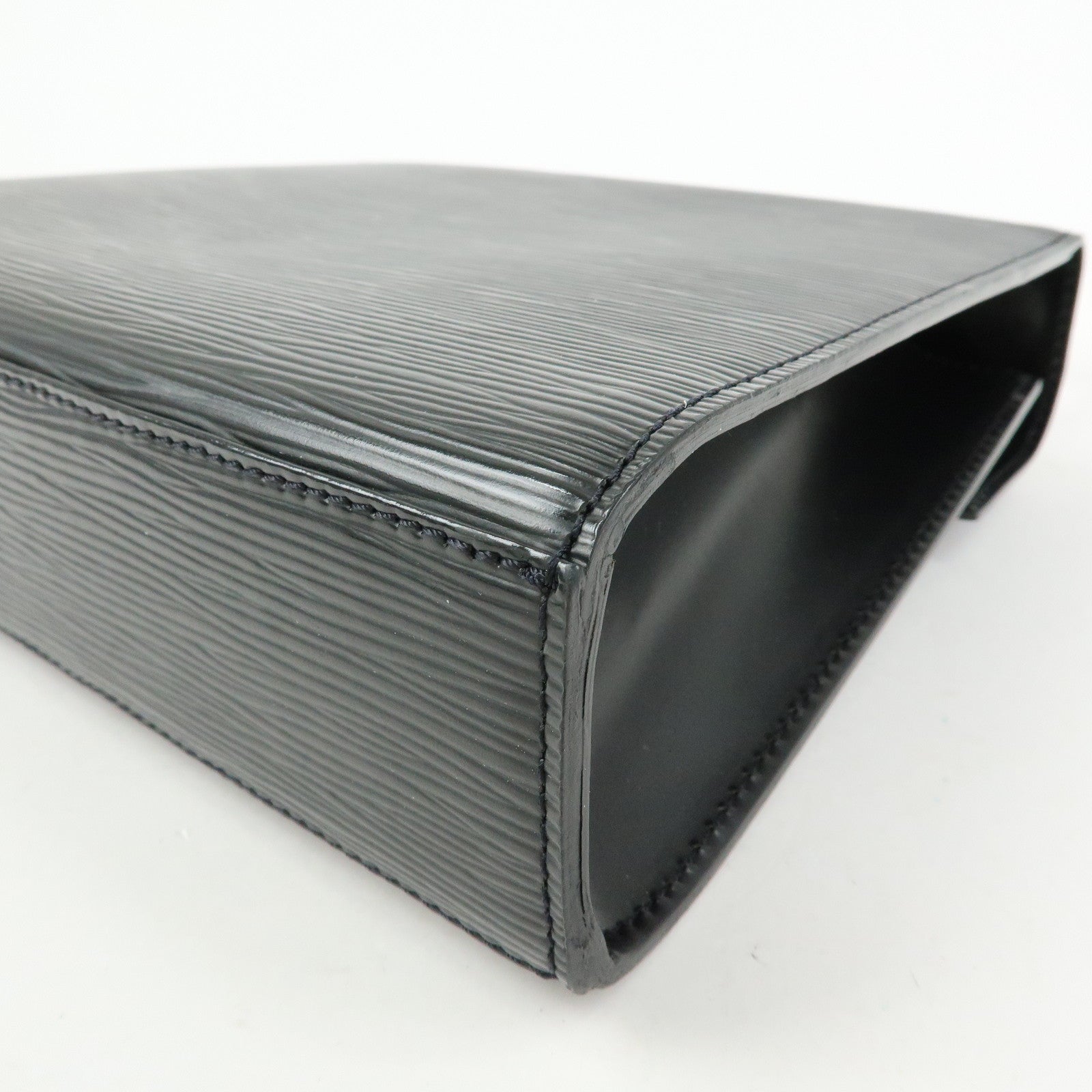 Louis Vuitton Epi Leather Malesherbes Hand Bag Noir Black M52372