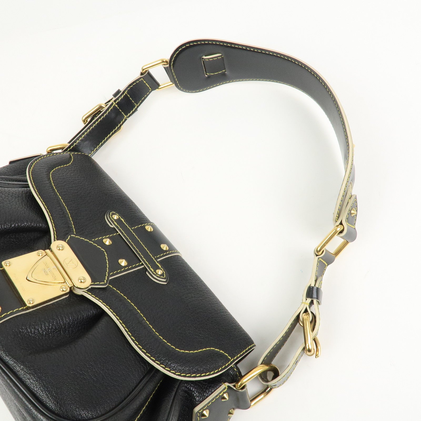 Louis Vuitton Suhari Confidant Leather Shoulder Bag Noir M91784