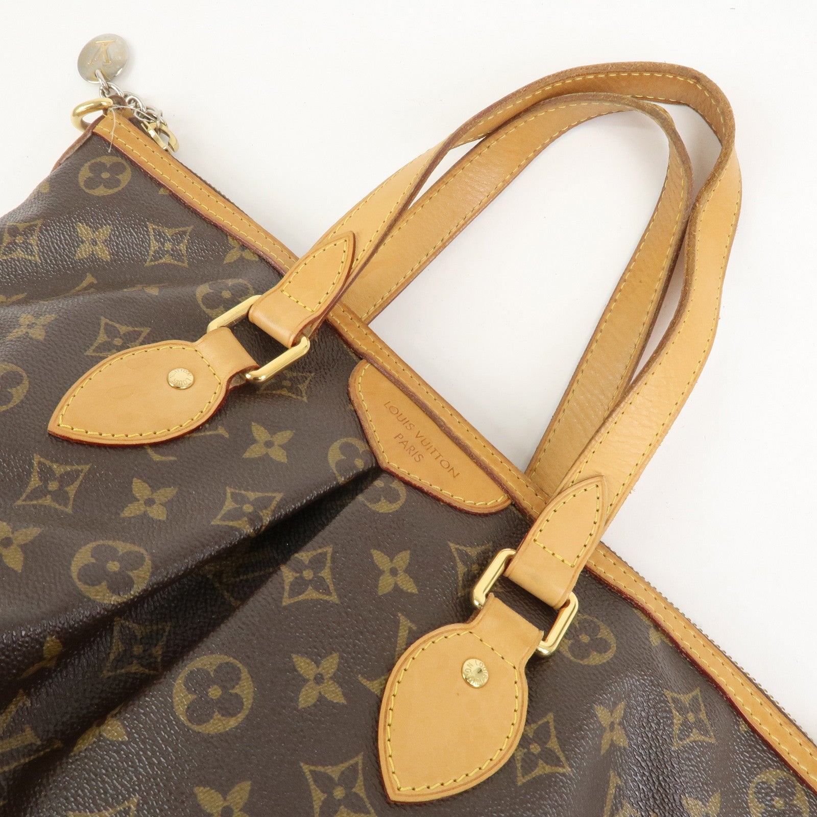 Louis Vuitton Monogram Palermo PM 2Way Bag Hand Bag Brown M40145