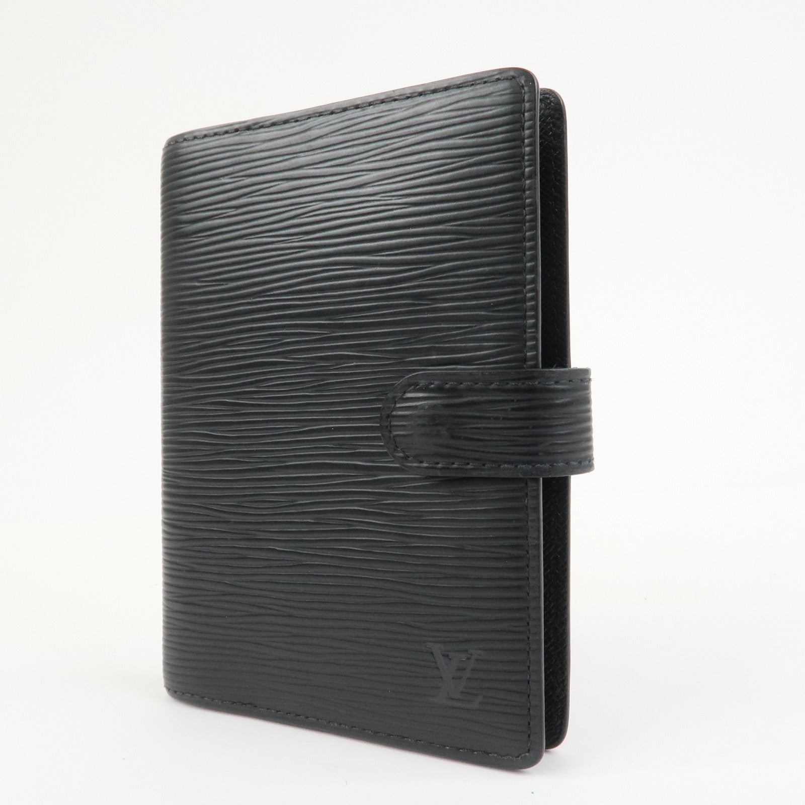 Louis Vuitton Epi Agenda PM Planner Cover Noir R20052