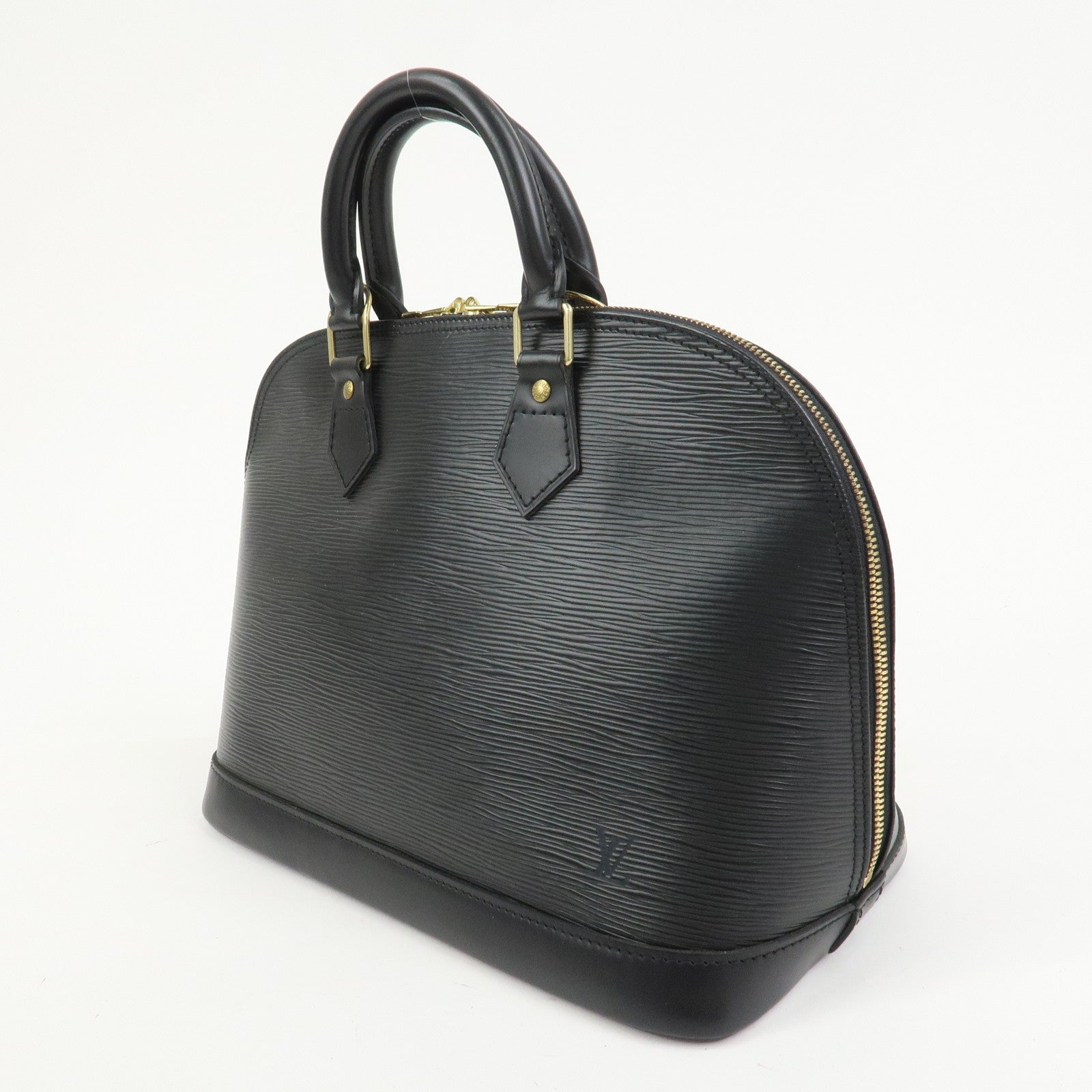 Louis Vuitton Epi Leather Alma PM Hand Bag Noir Black M52142