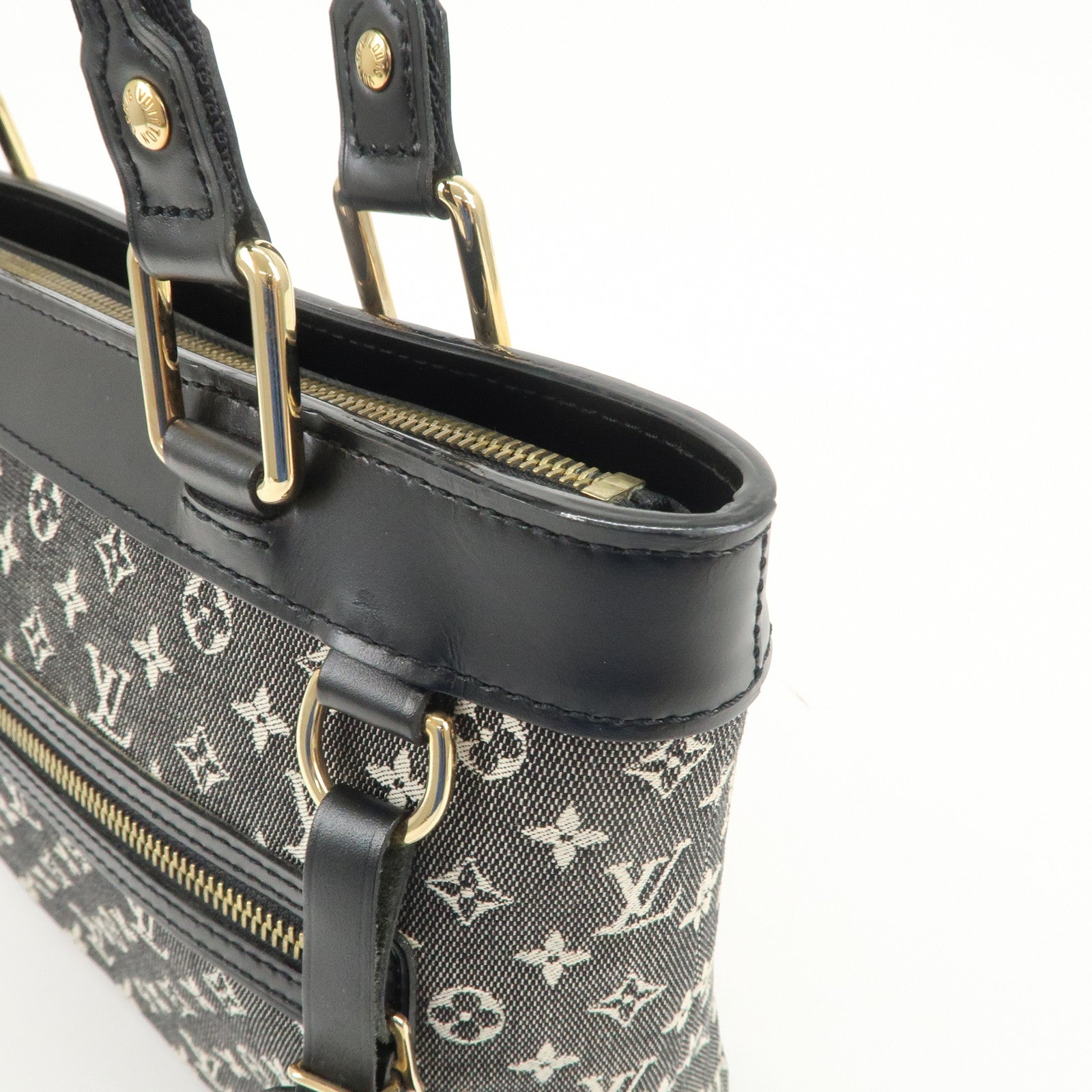 Louis Vuitton Monogram Mini Lucille PM Hand Bag Noir M92610