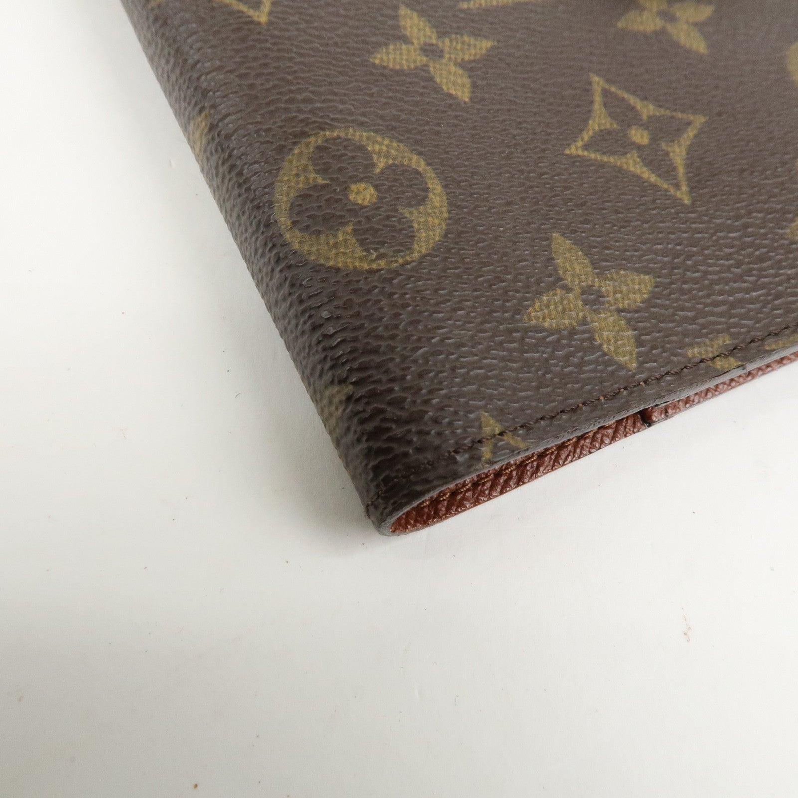 Louis Vuitton Monogram Agenda PM Planner Cover Brown R20005 Used
